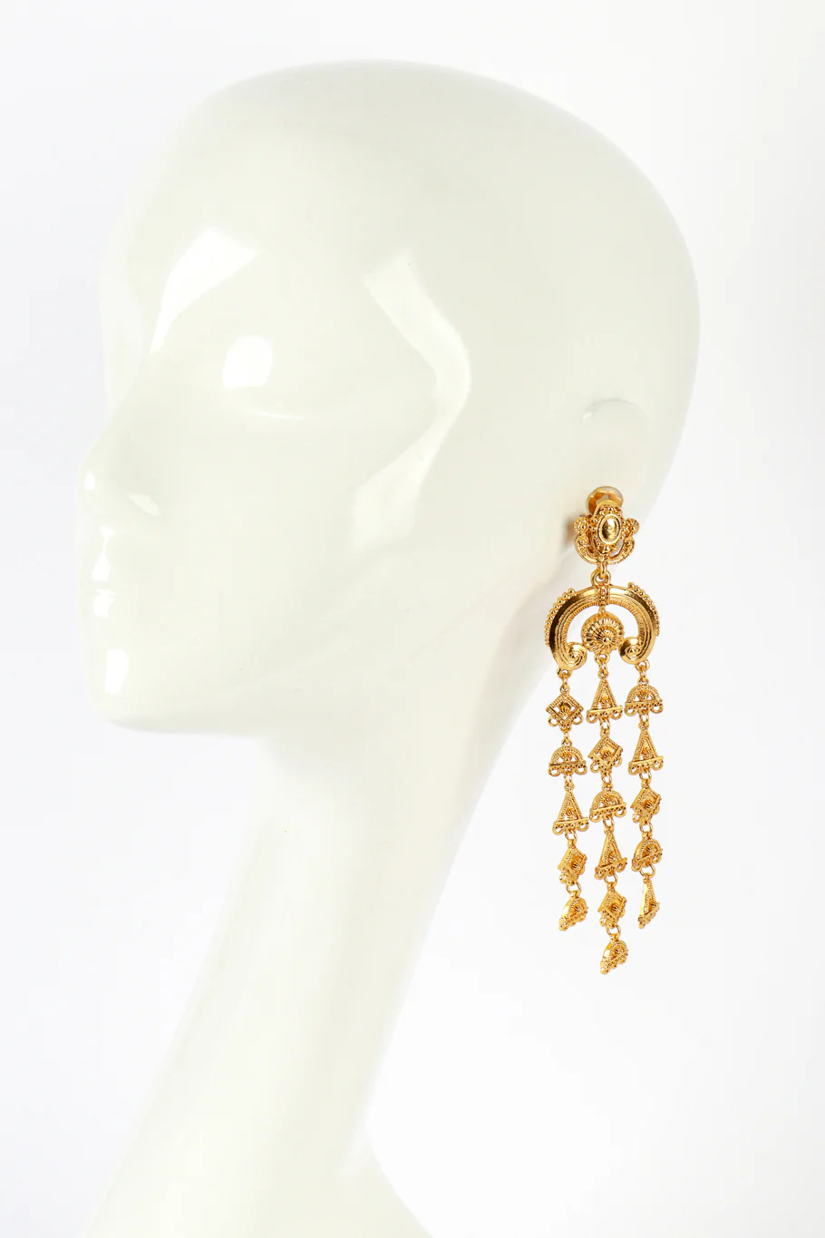Byzantine Shoulder Duster Earrings - Image 2