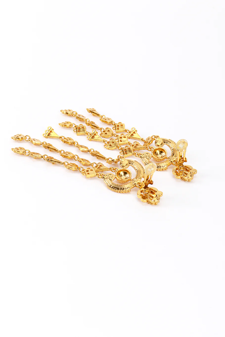 Byzantine Shoulder Duster Earrings - Image 4