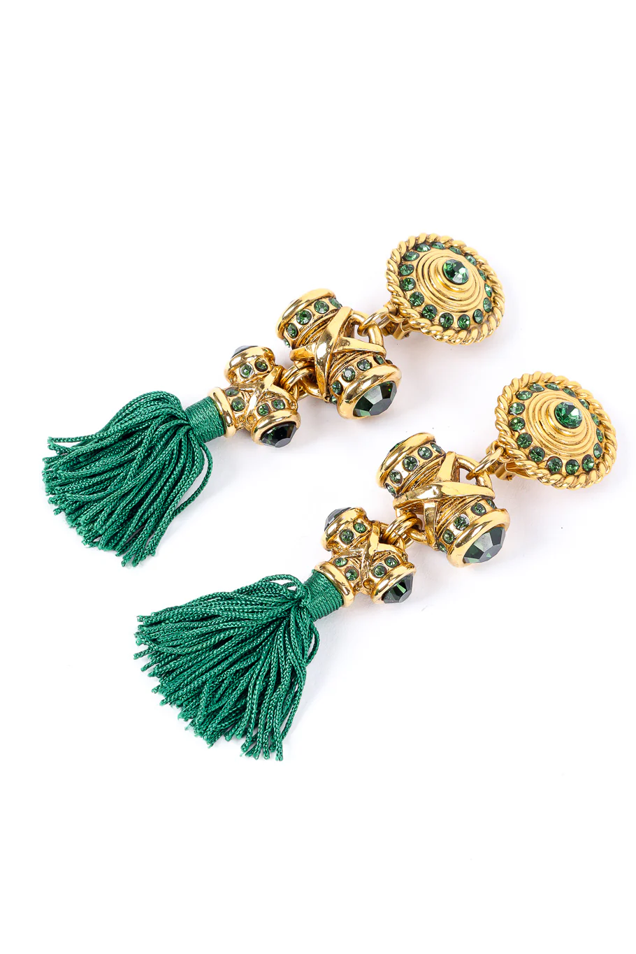 Byzantine Tassel Drop Earrings - Image 3
