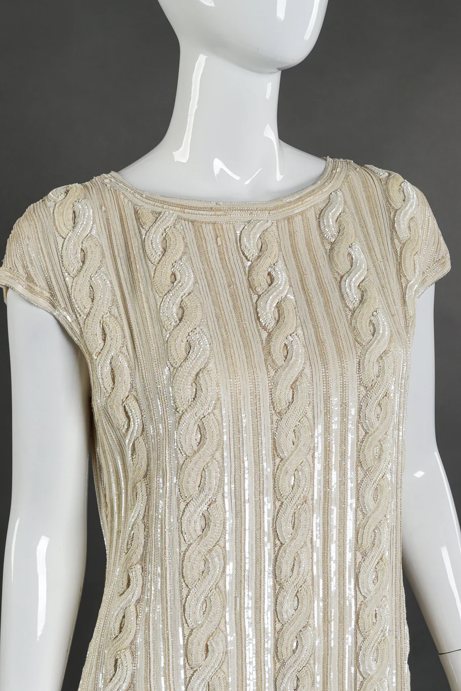 Cable Knit Sequin Top - Image 4