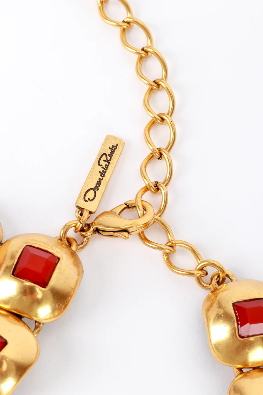 Cabochon Disk Link Necklace - Image 6