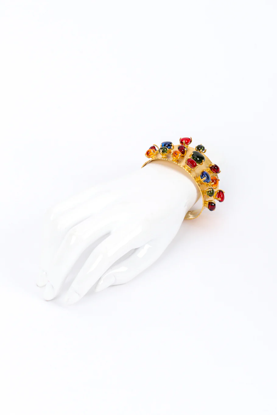 Cabochon Stone Cuff Bracelet - Image 2