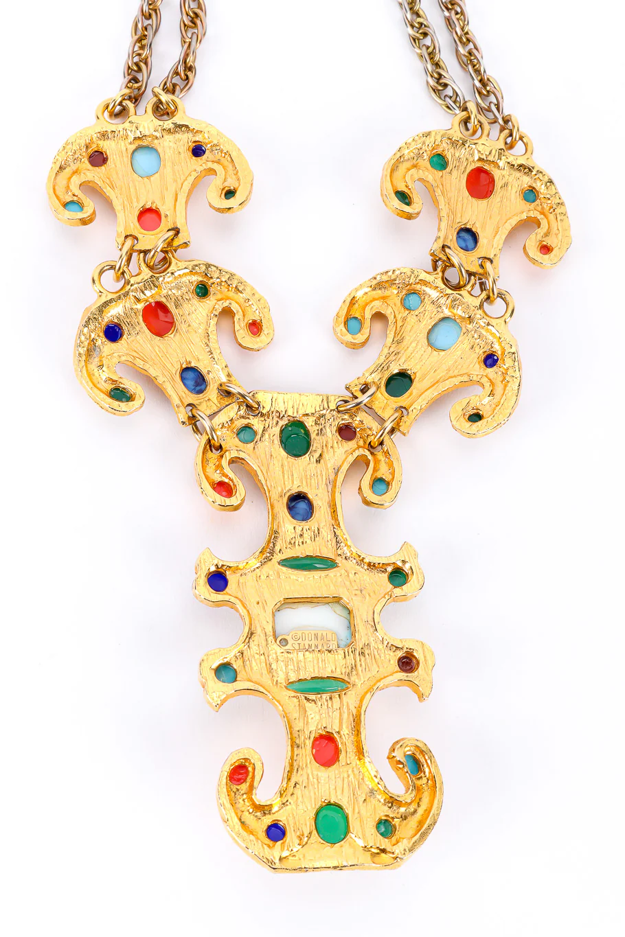 Cabochon Tablet Collar Necklace - Image 4