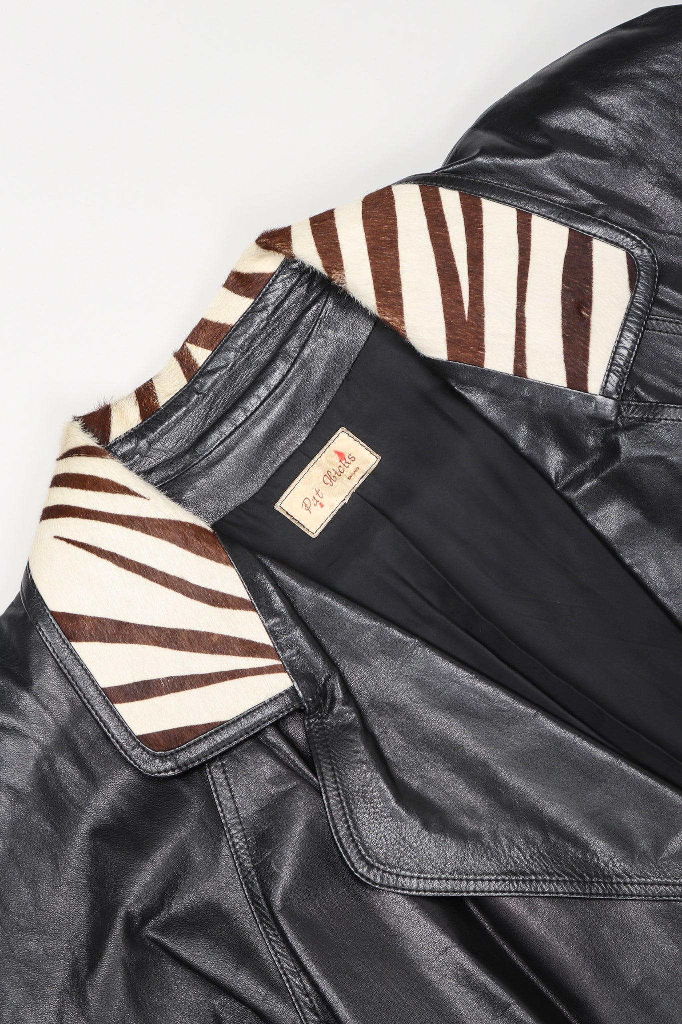 Calf Hair Leather Trench Coat - Image 6