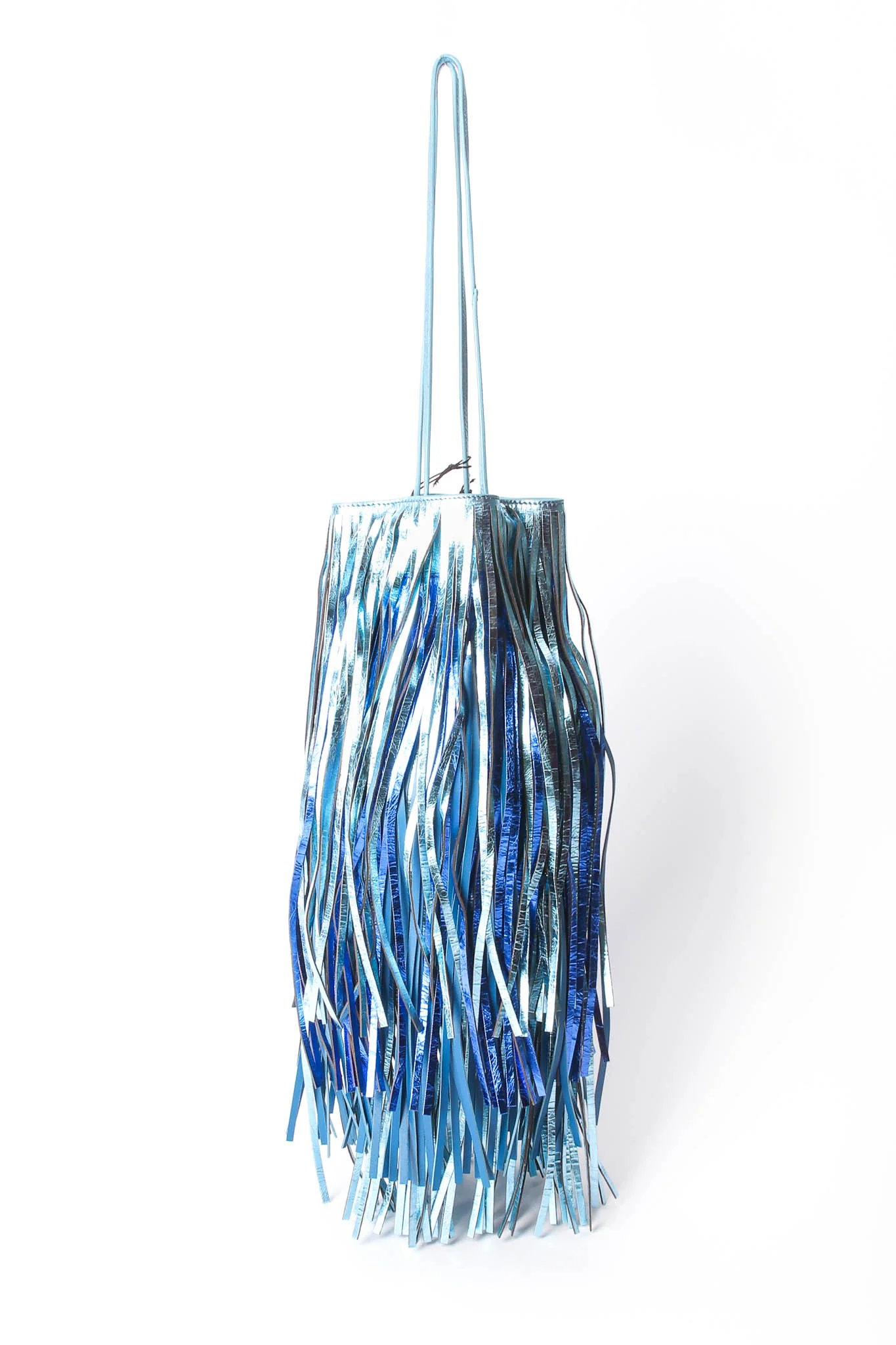 2018 S/S Metallic Fringe Bucket Bag - Image 6