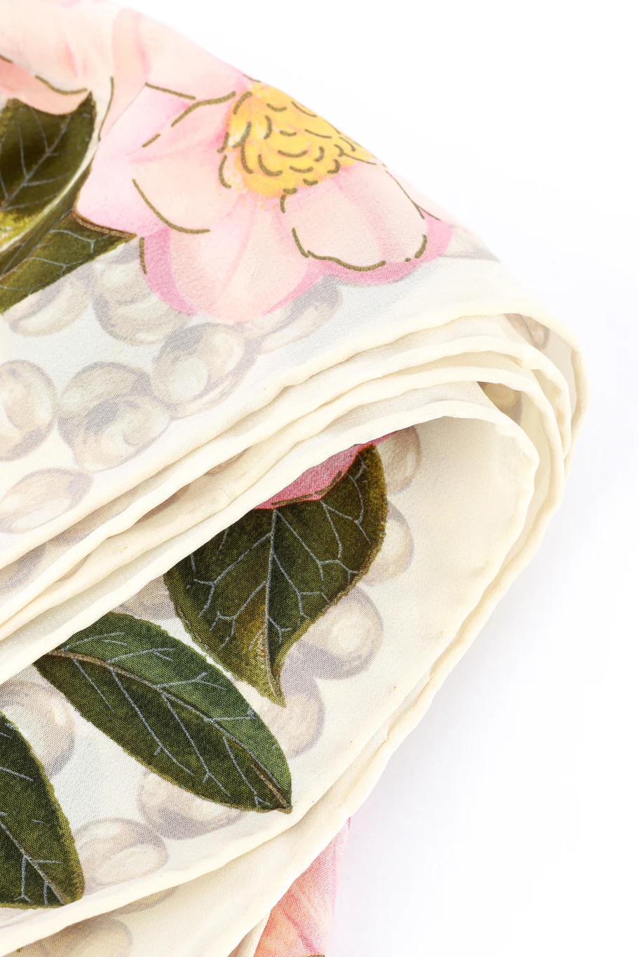 Camellia Floral Silk Scarf - Image 5