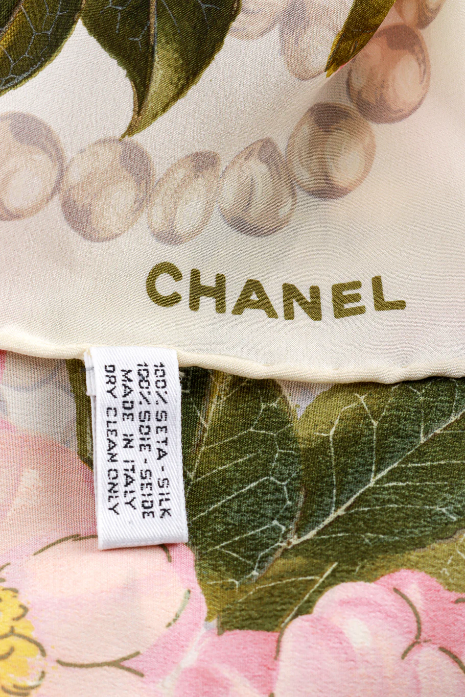 Camellia Floral Silk Scarf - Image 7