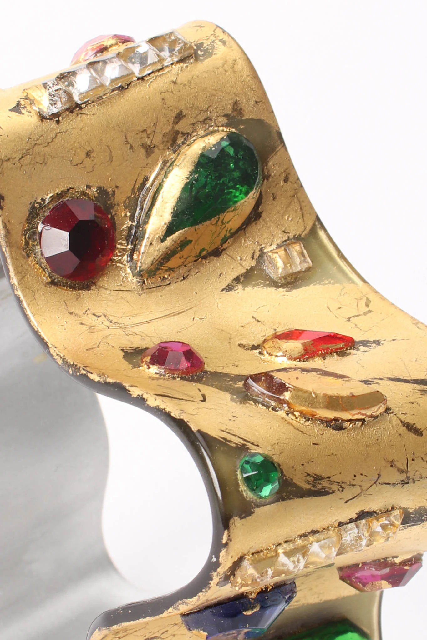 Jeweled Wavy Cuff Bracelet - Image 7