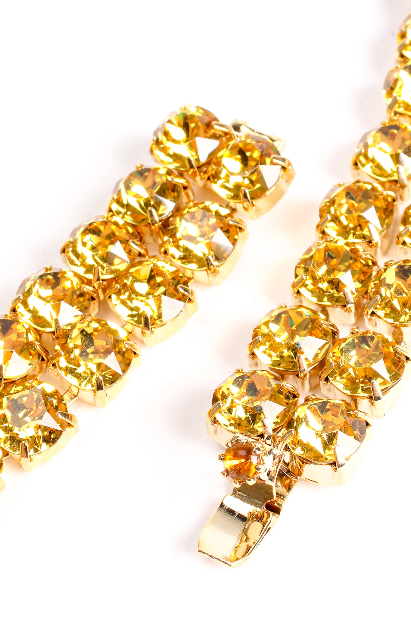 Chunky Canary Crystal Pointed Collar - Image 5