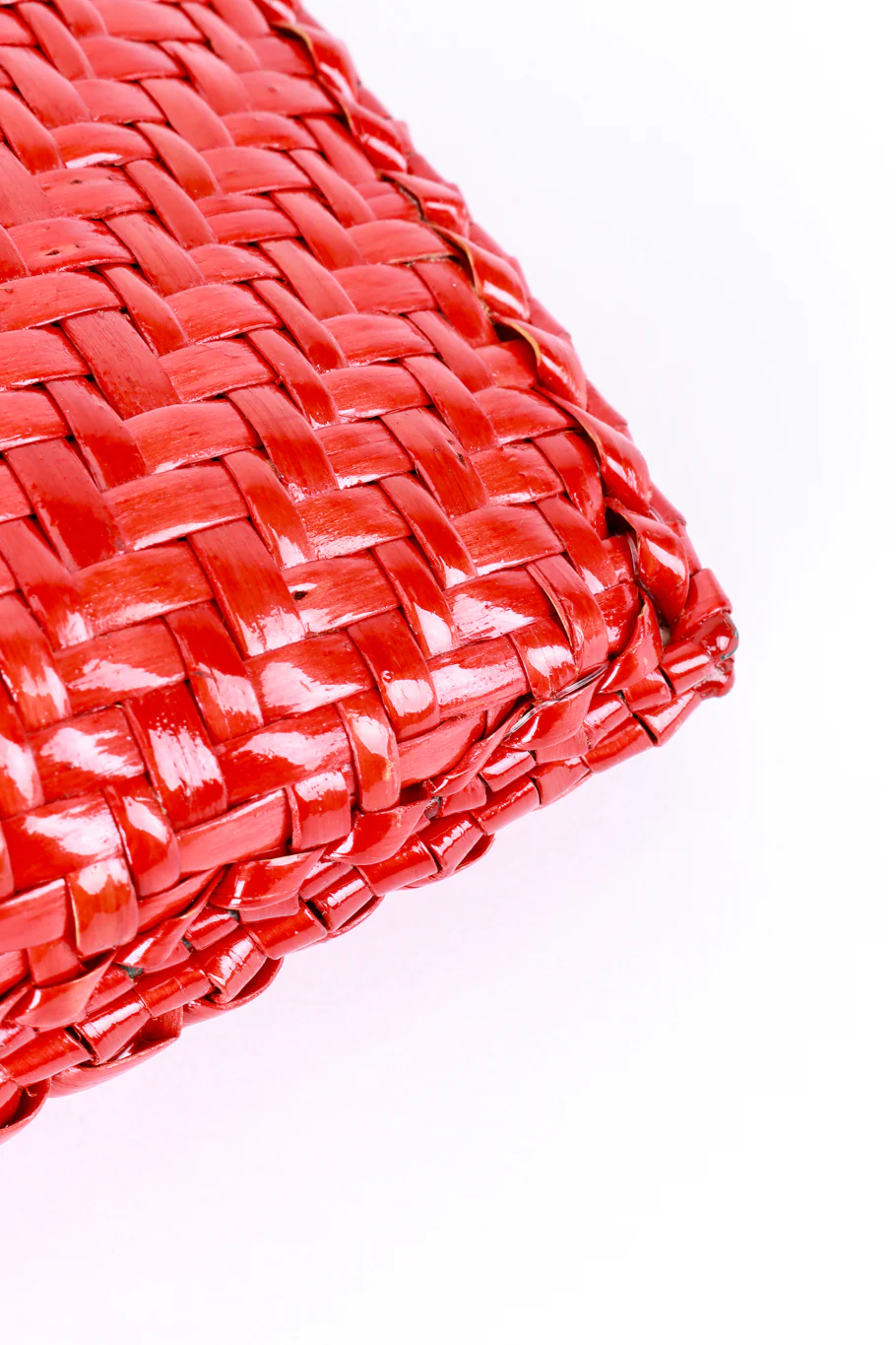 Candy Apple Wicker Clutch - Image 11