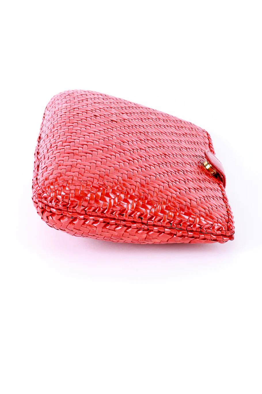 Candy Apple Wicker Clutch - Image 3