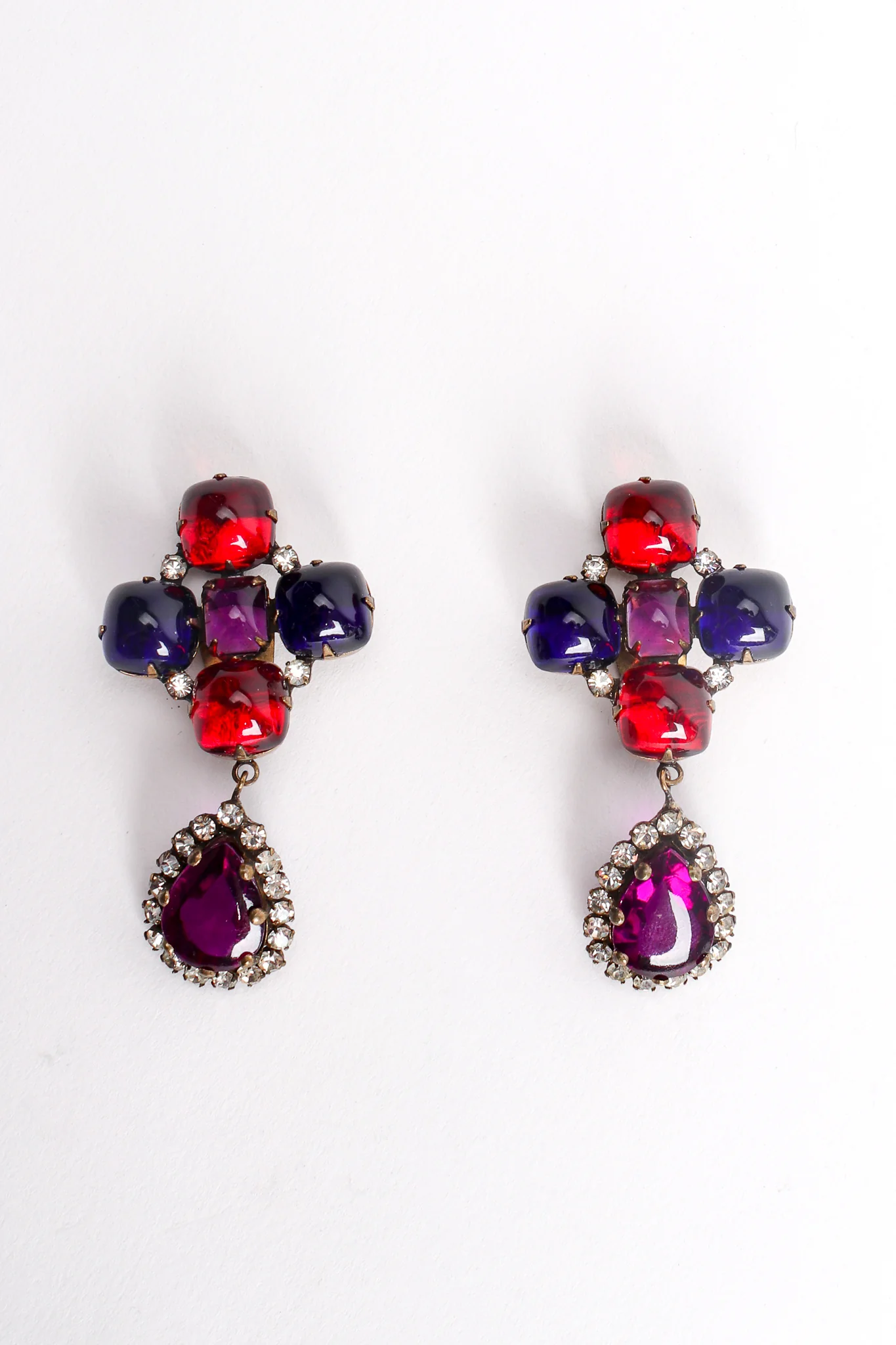 Candy Cabochon Drop Earrings - Image 3