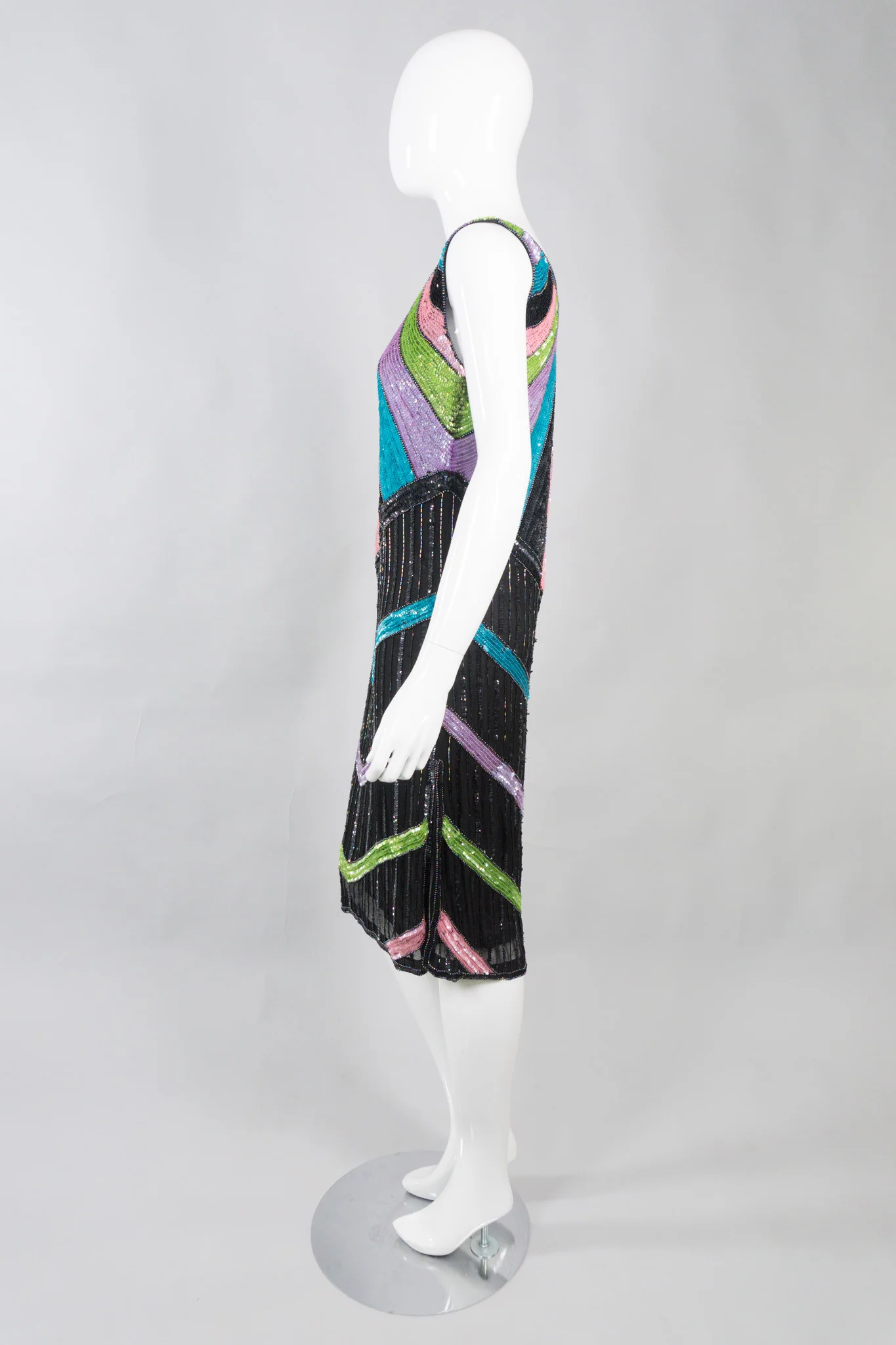 Candy Chevron Dress - Image 4