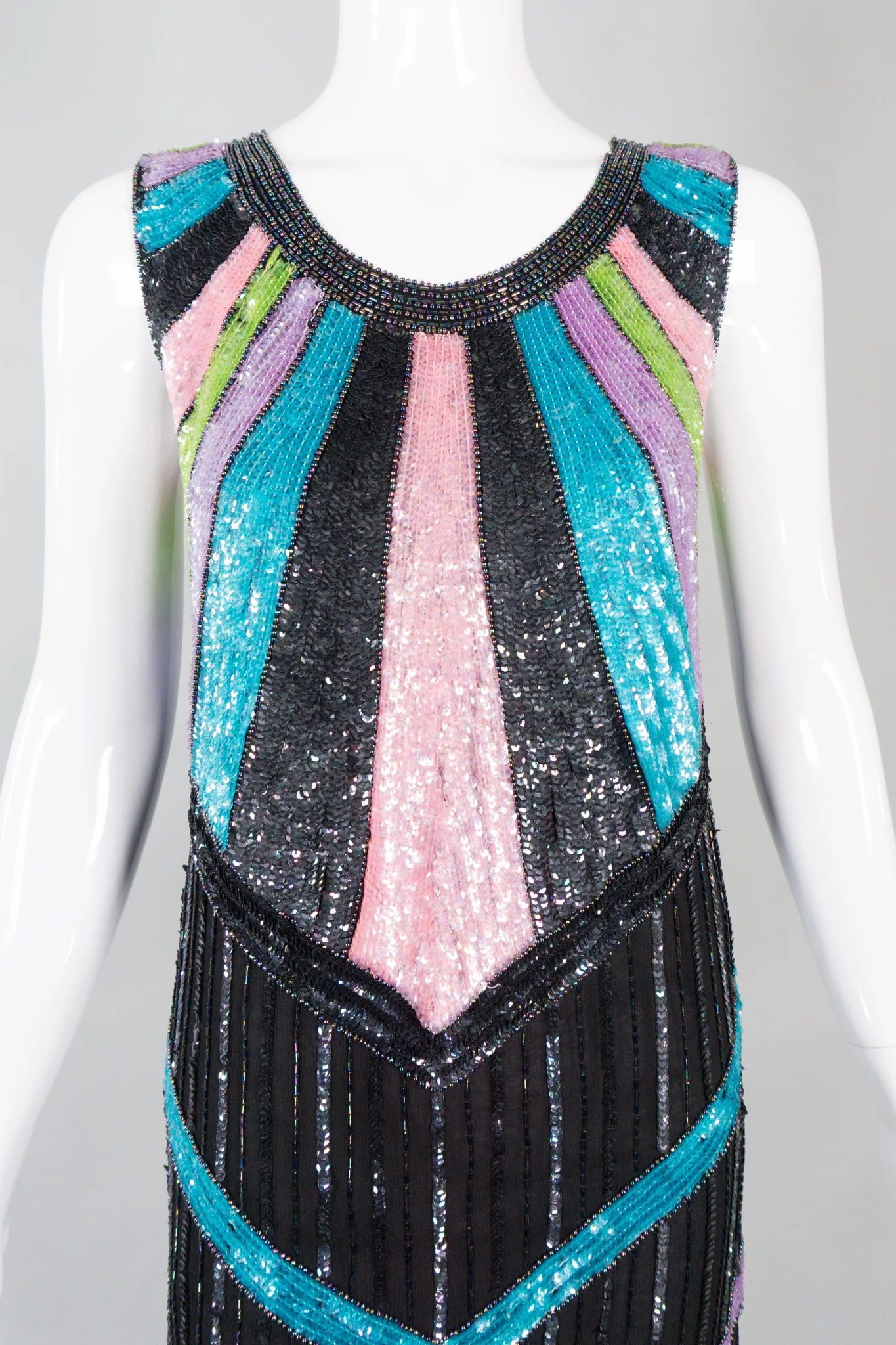 Candy Chevron Dress - Image 7