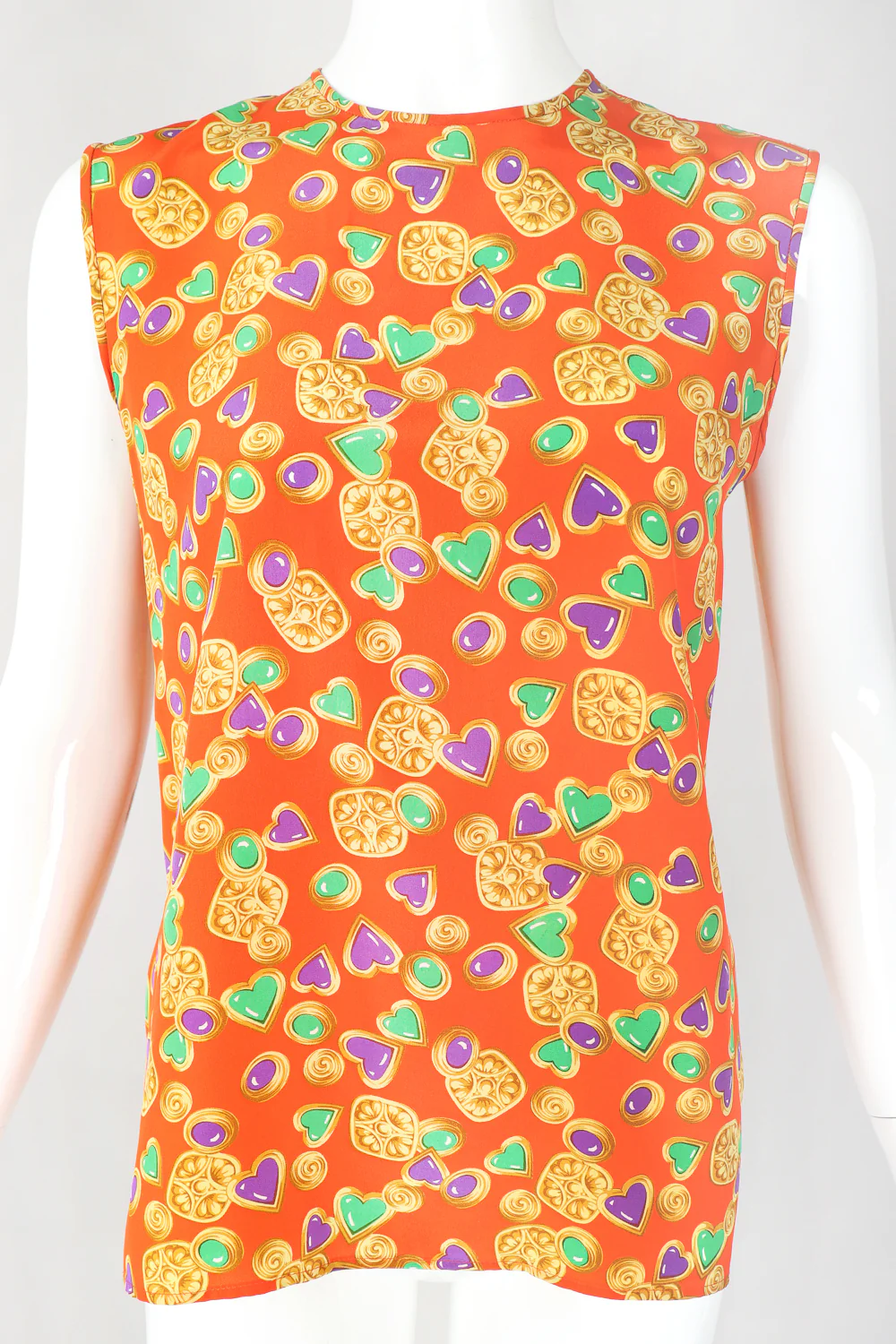 Candy Hearts Silk Tank - Image 2