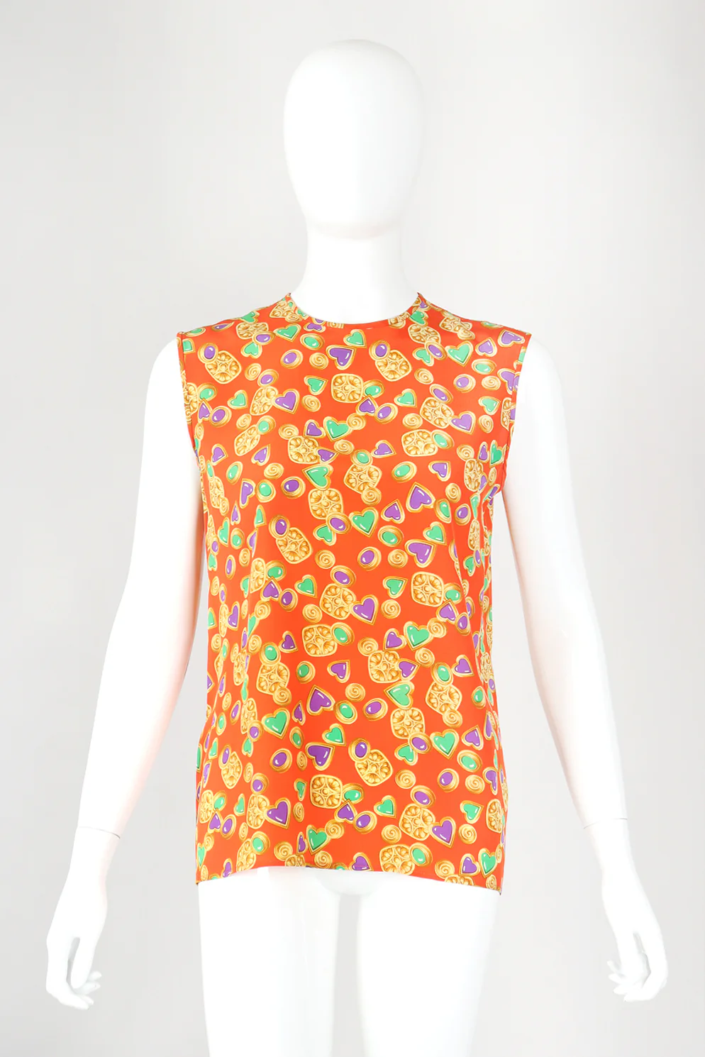 Candy Hearts Silk Tank - Image 3