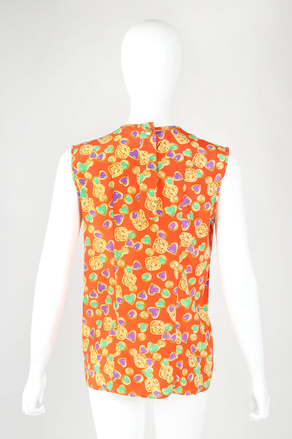 Candy Hearts Silk Tank - Image 4