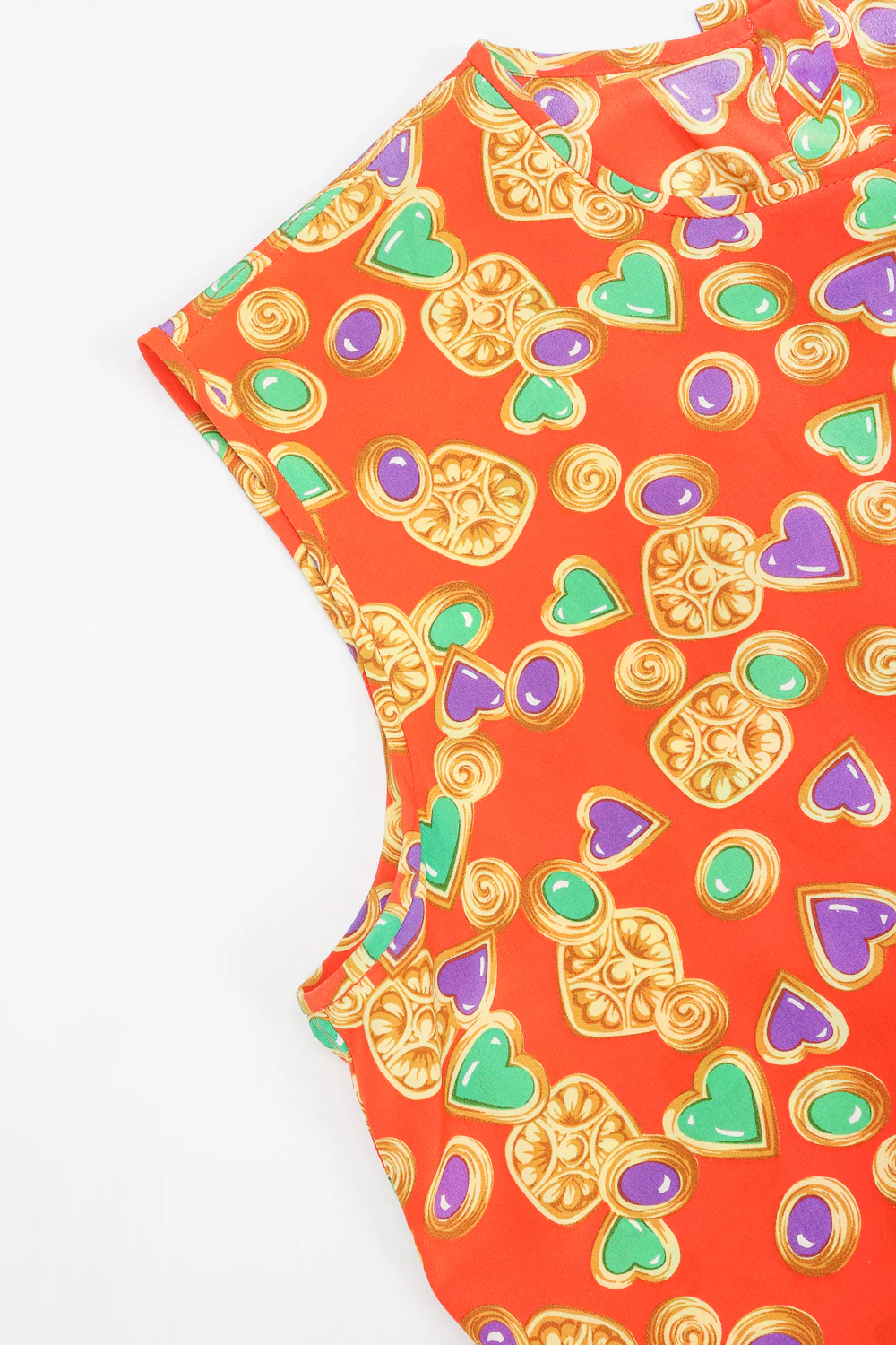 Candy Hearts Silk Tank - Image 7