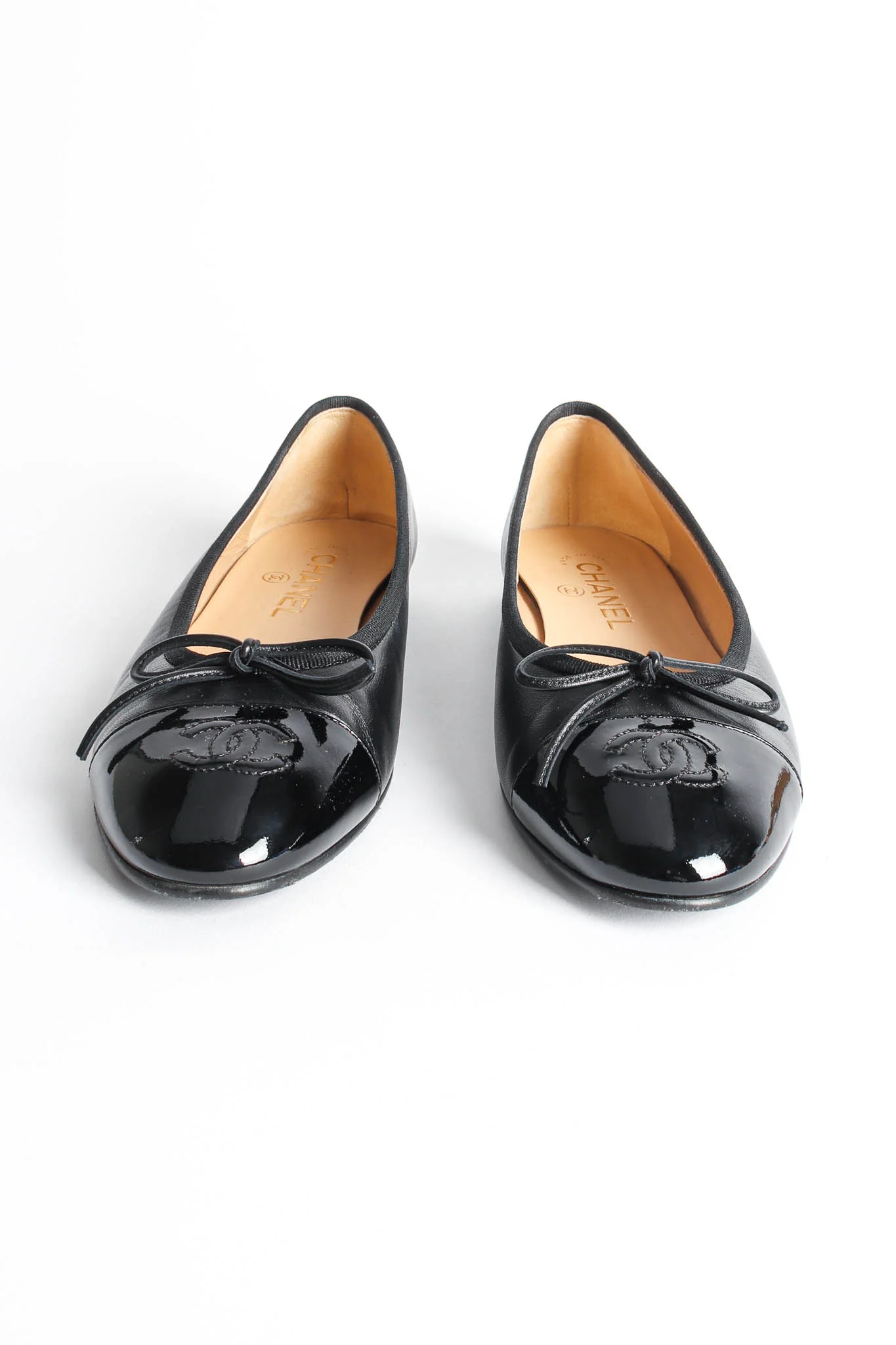 Cap Toe Leather Ballet Flats - Image 6