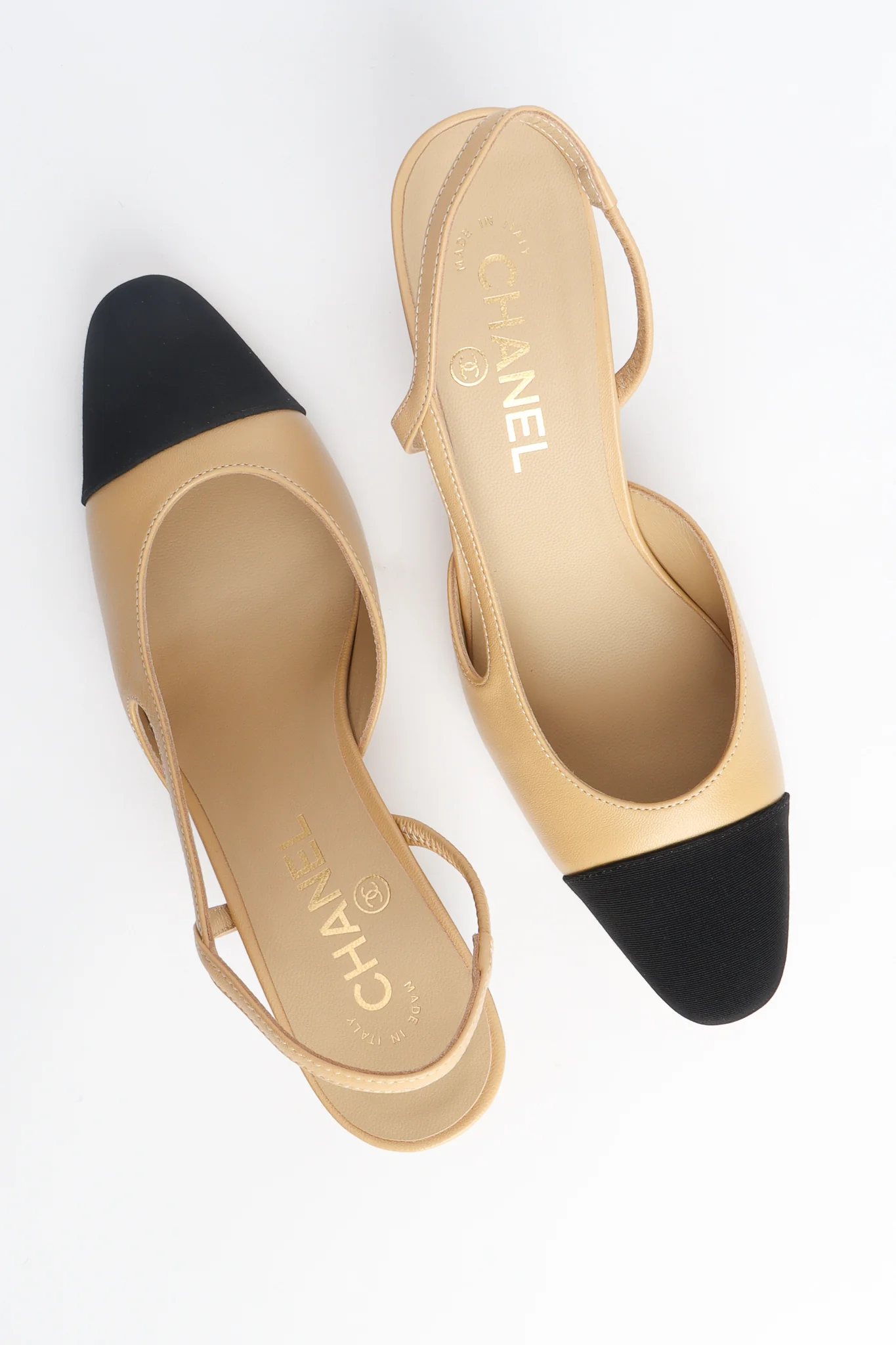 Cap Toe Slingback Heels - Image 3