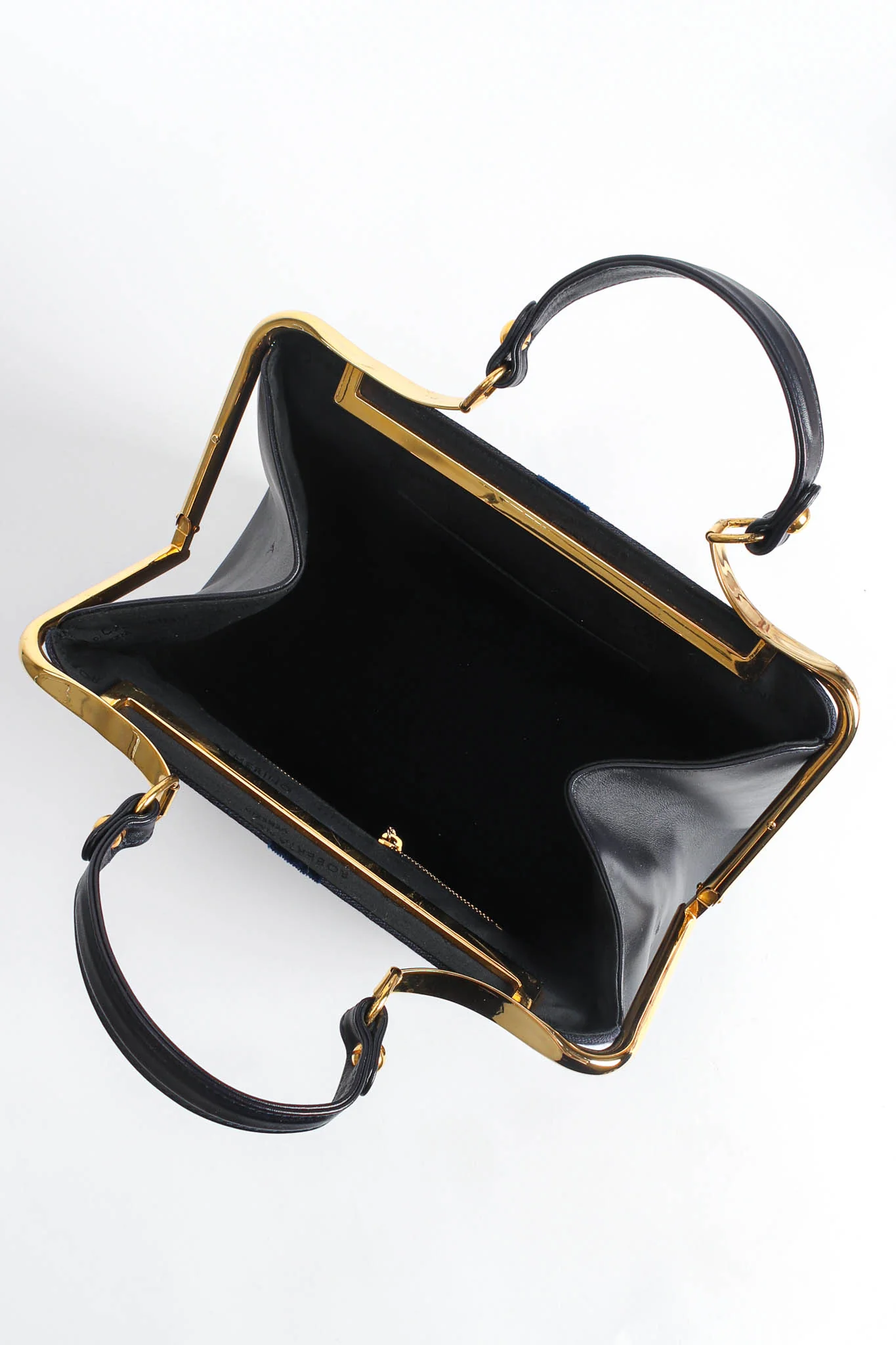 Caravel Velvet Chain Motif Bag - Image 8