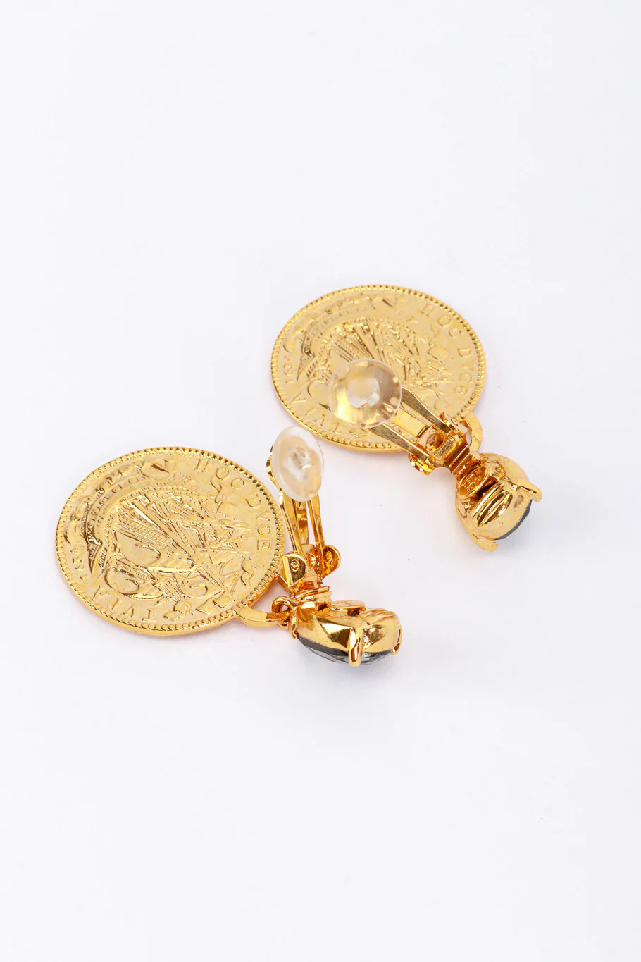 Cardinal Richelieu Coin Drop Earrings - Image 4