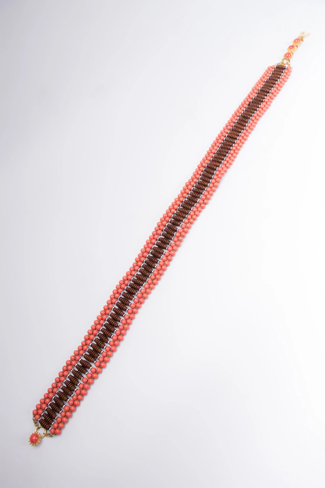 Carved Abacus Bead Belt - Image 5