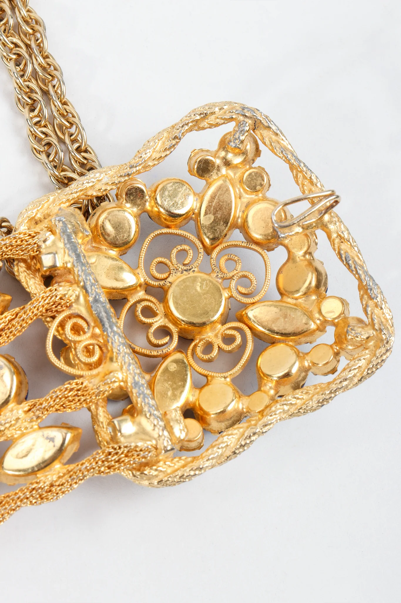 Draped Gold Gemstone Belt - Image 10
