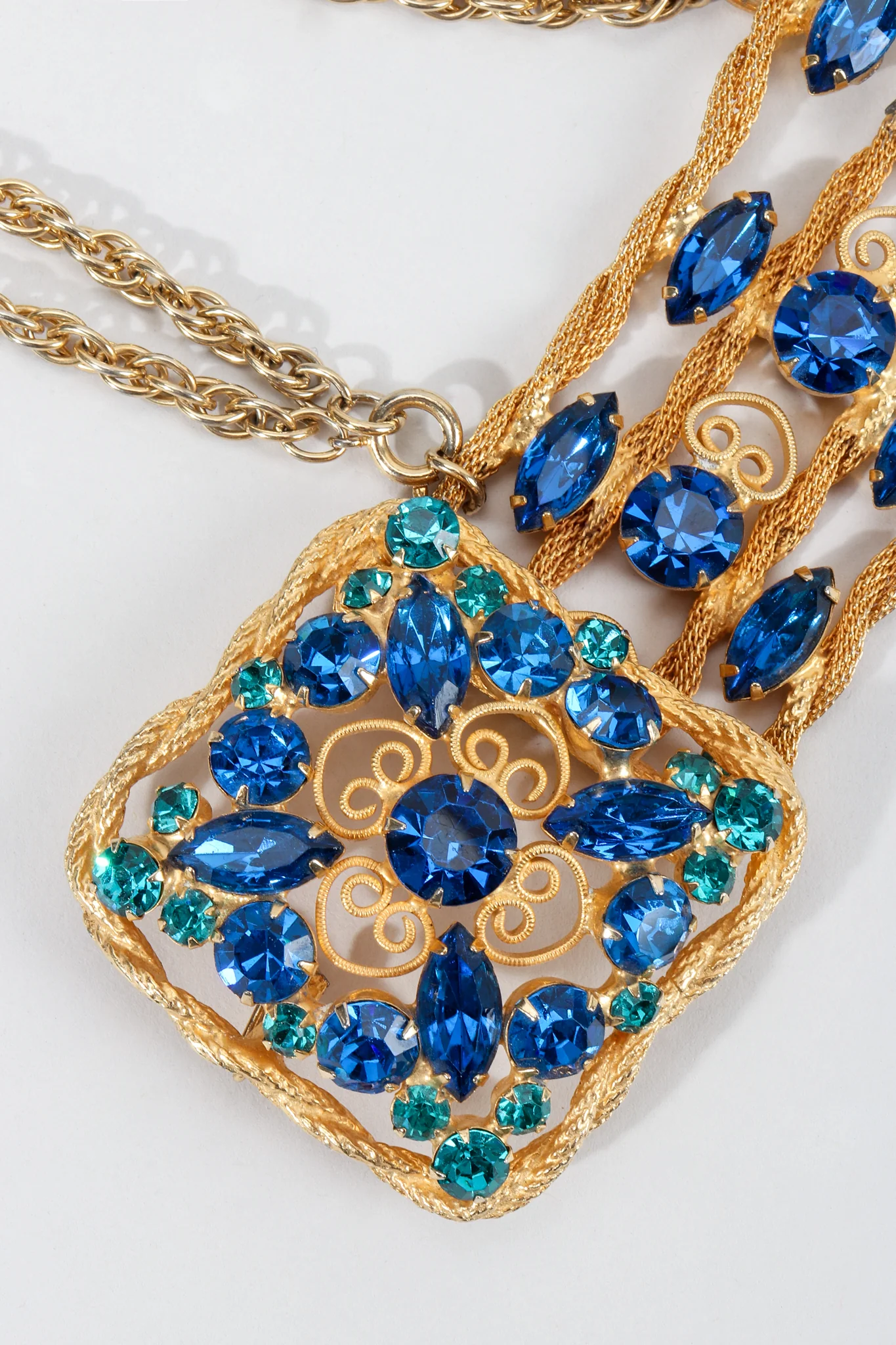 Draped Gold Gemstone Belt - Image 6