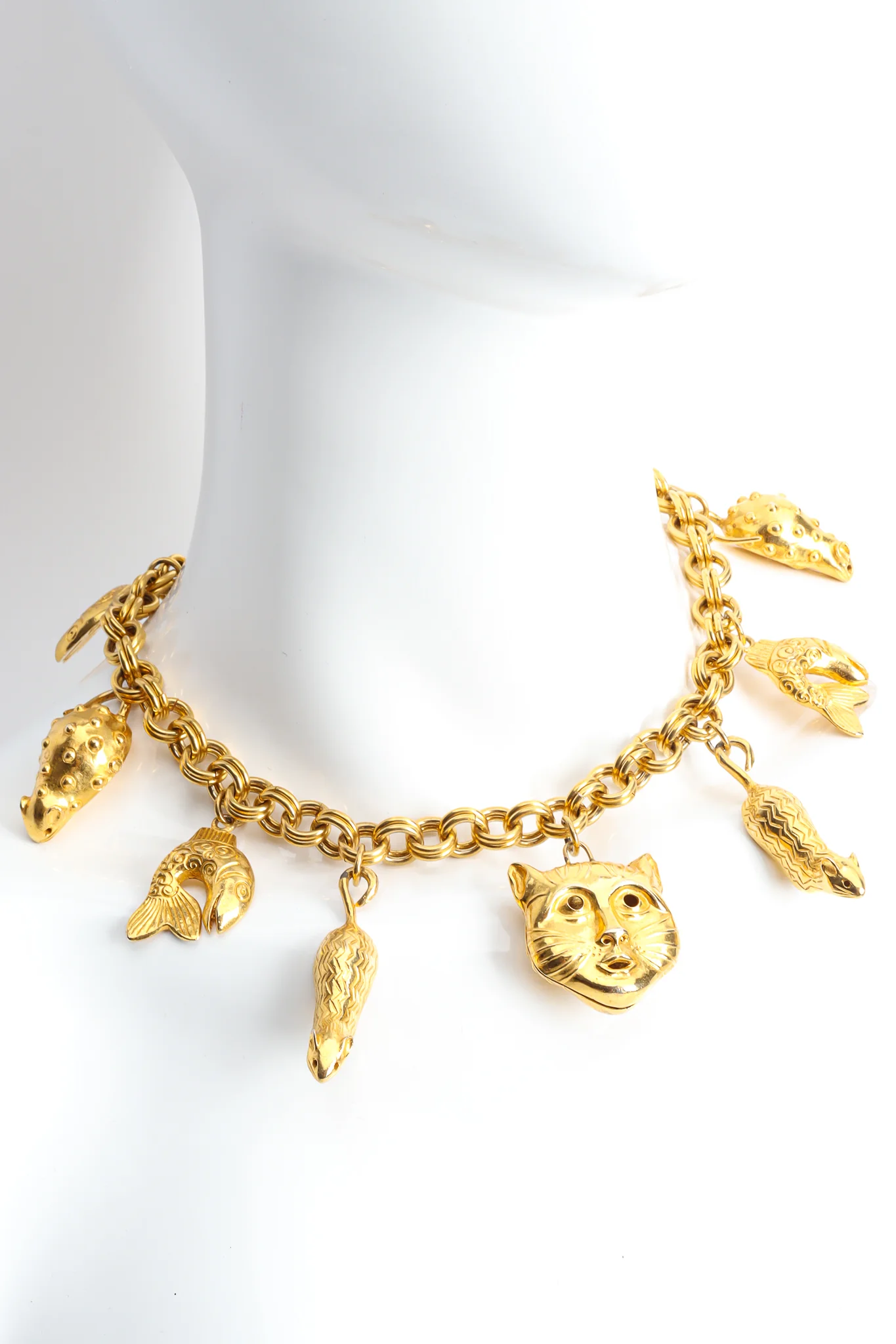 Cat Fish Charm Necklace - Image 4