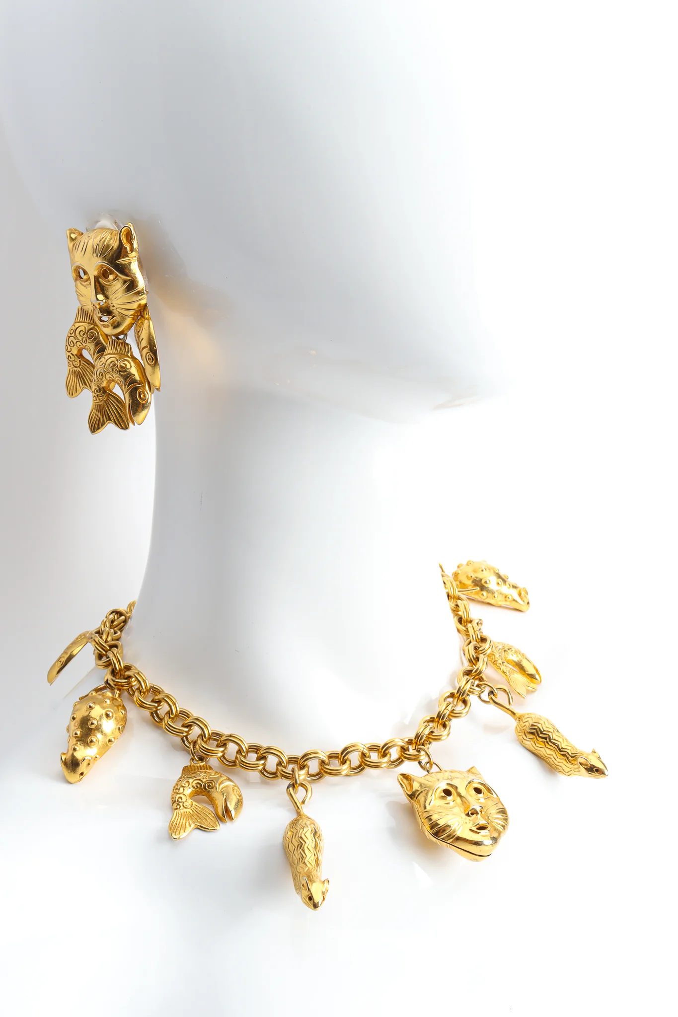 Cat Fish Charm Necklace - Image 5