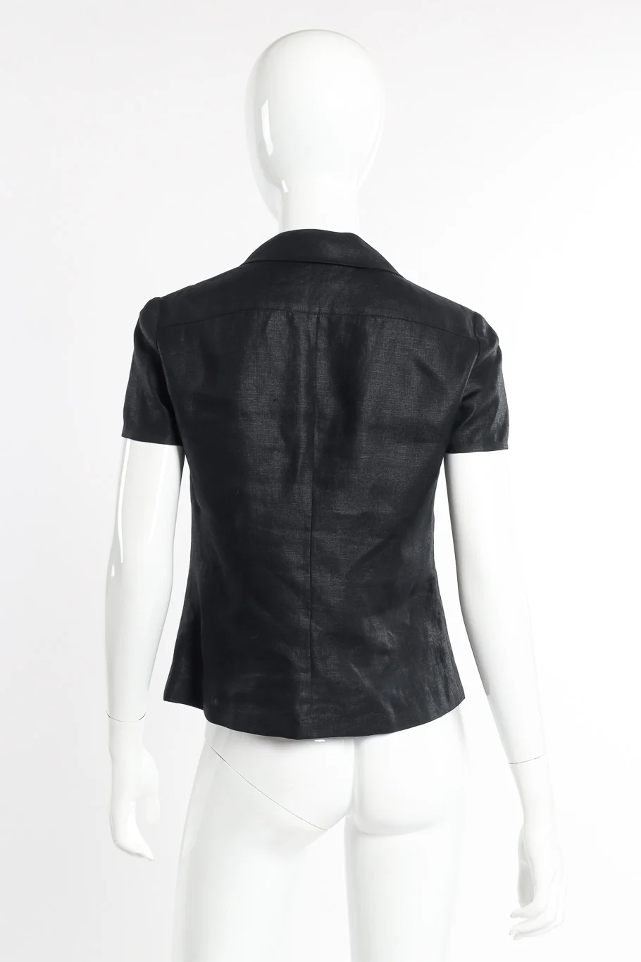 CC Button Linen Shirt - Image 3