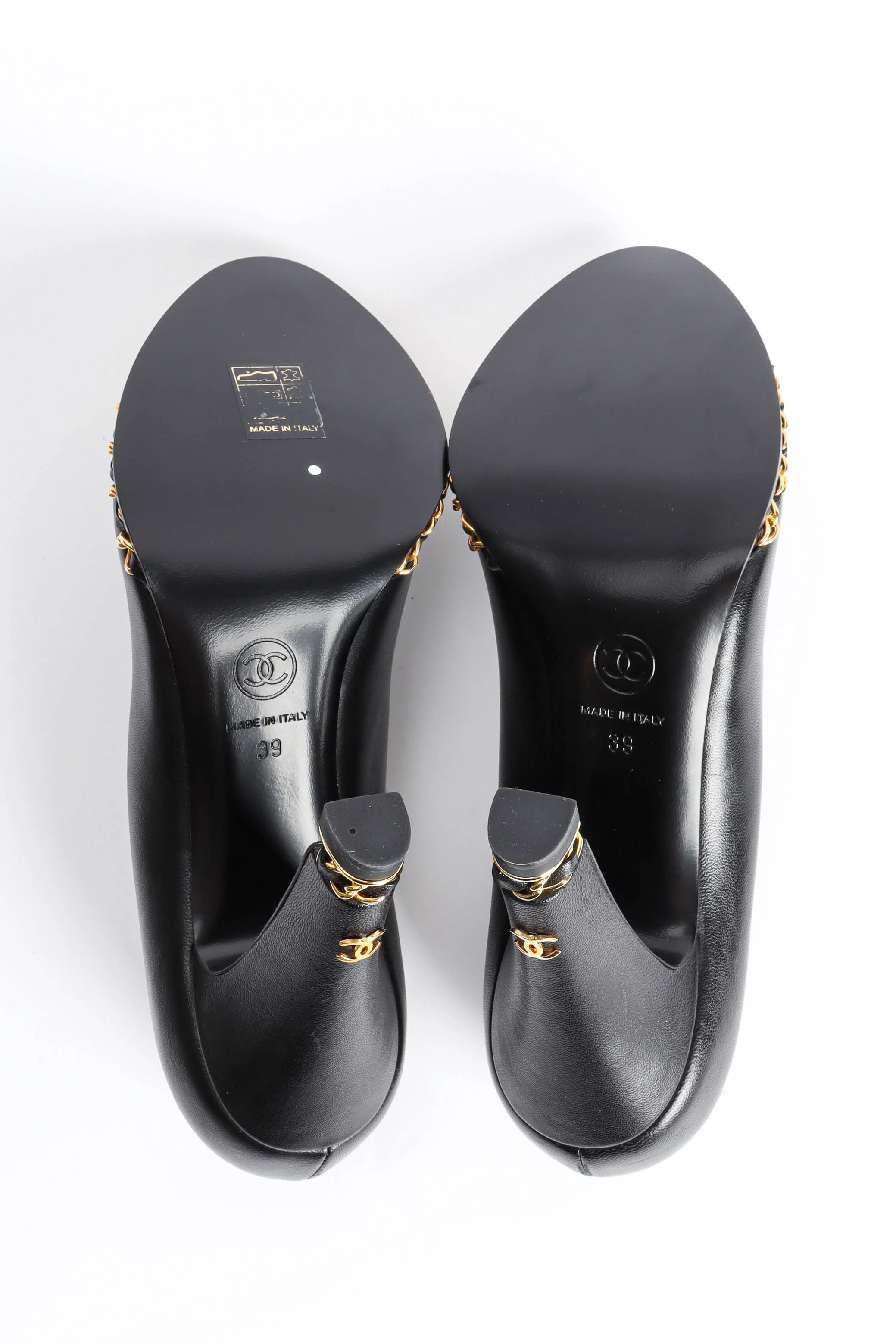 CC Chain Link Cap Toe Heels - Image 7