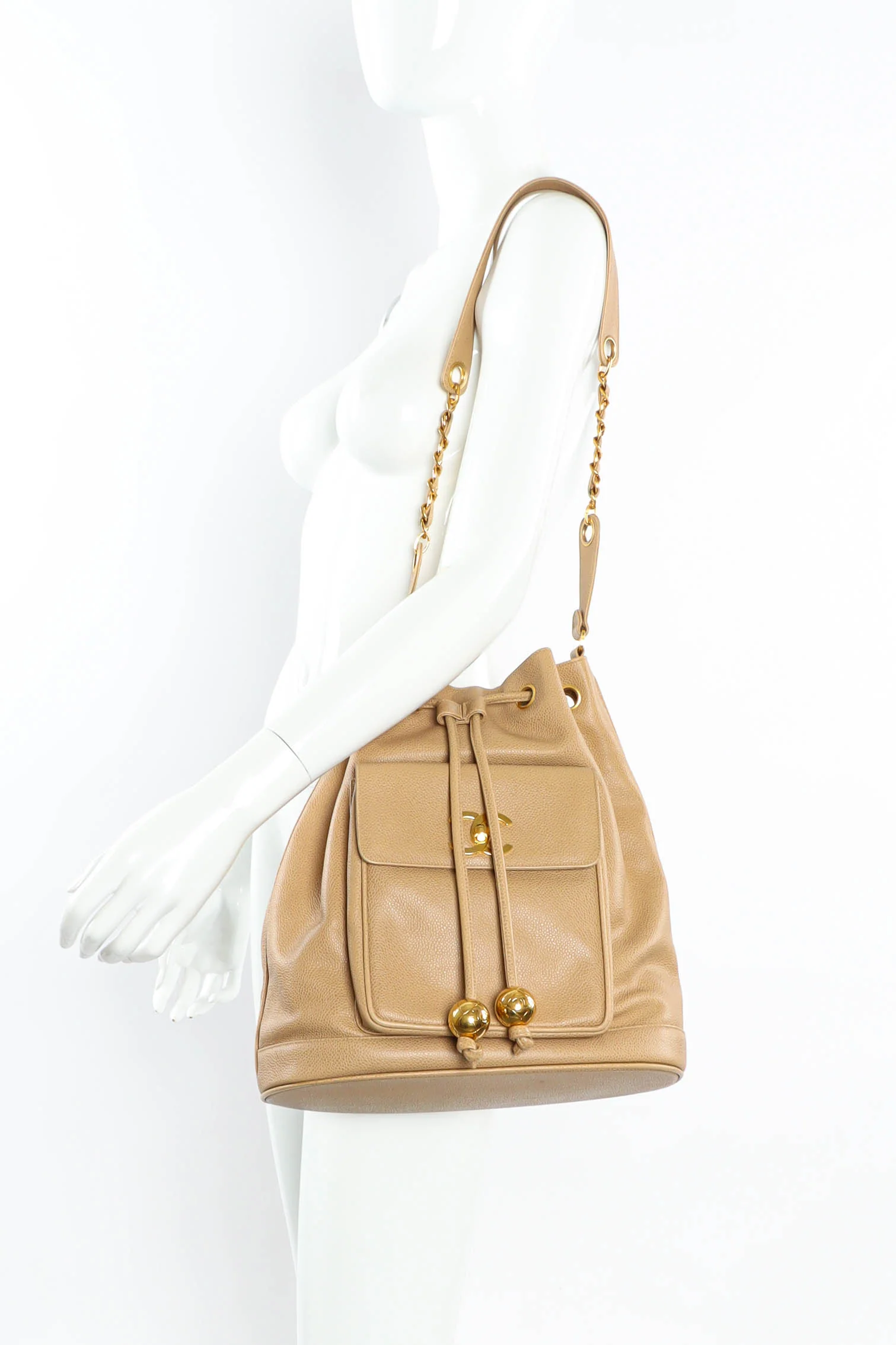 CC Logo Drawstring Bucket Bag - Image 2