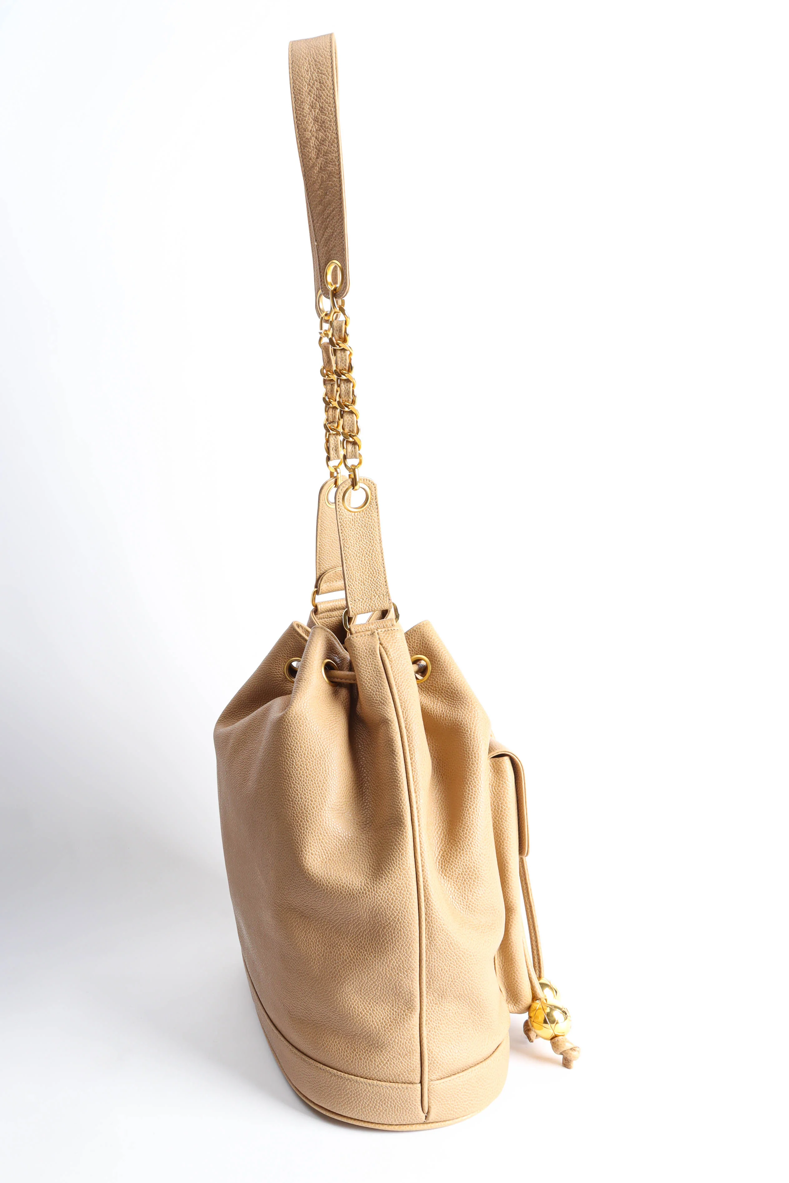 CC Logo Drawstring Bucket Bag - Image 7