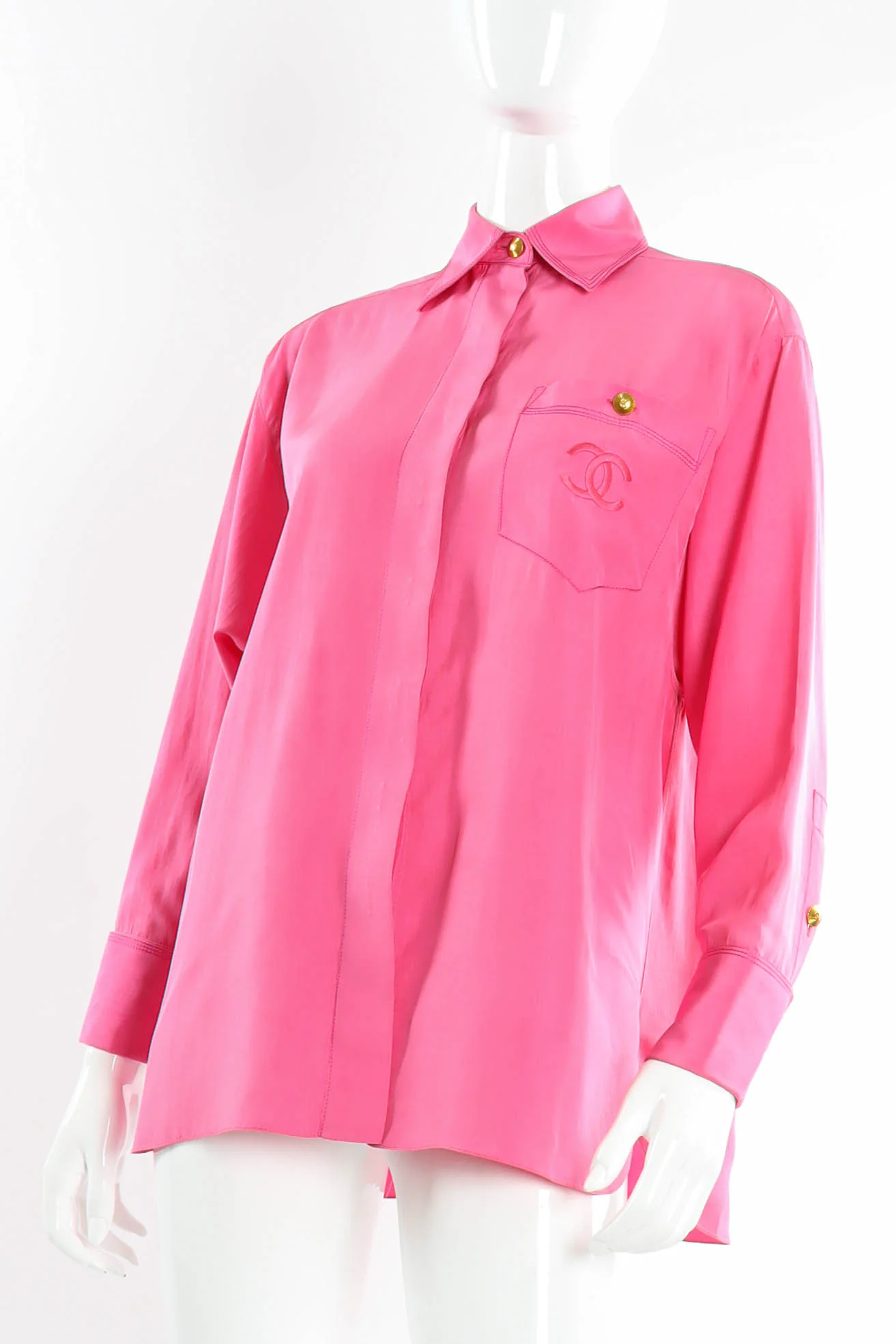 CC Pocket Button Blouse - Image 2