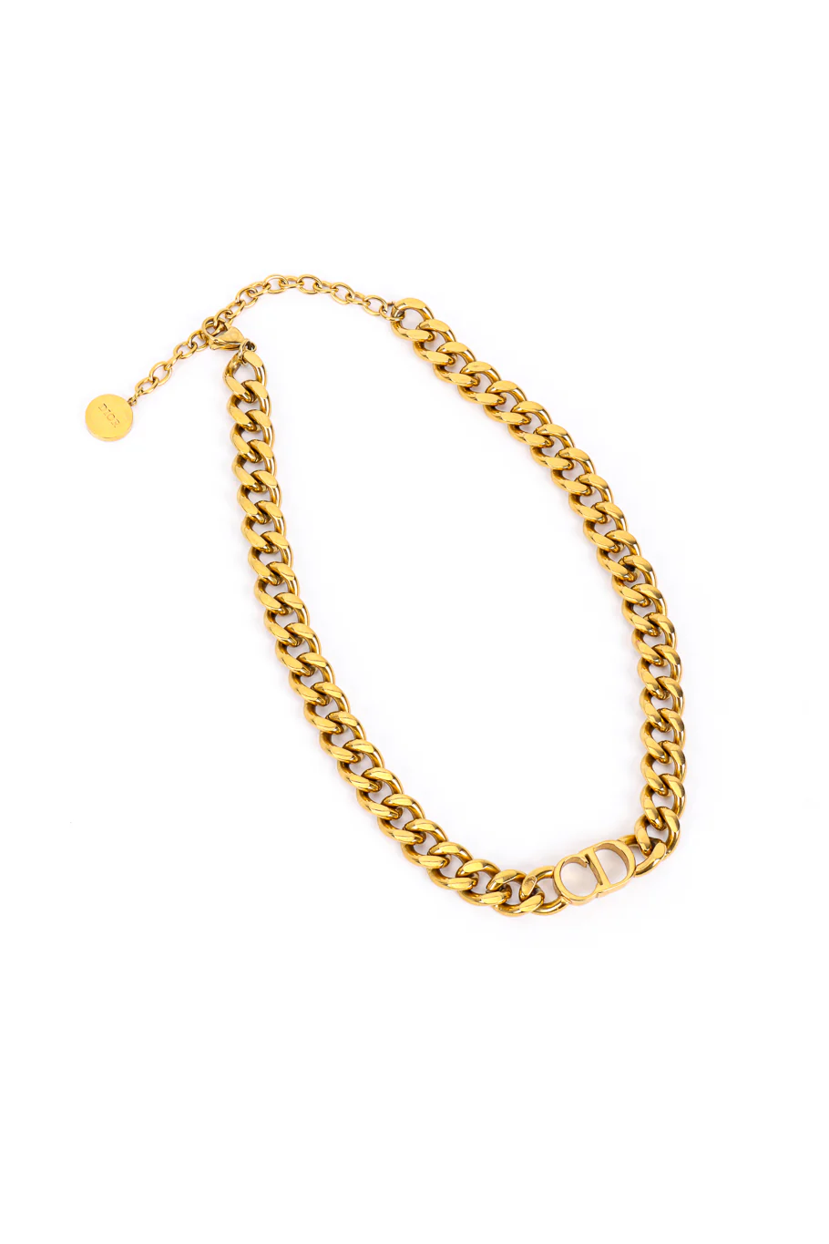 CD Logo Collar Necklace