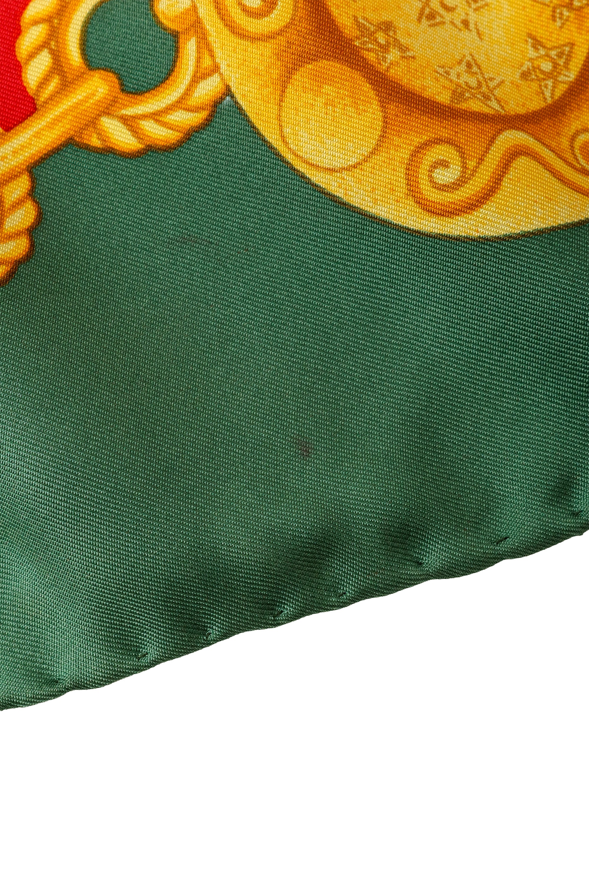 Celestial Chain Print Silk Scarf - Image 5