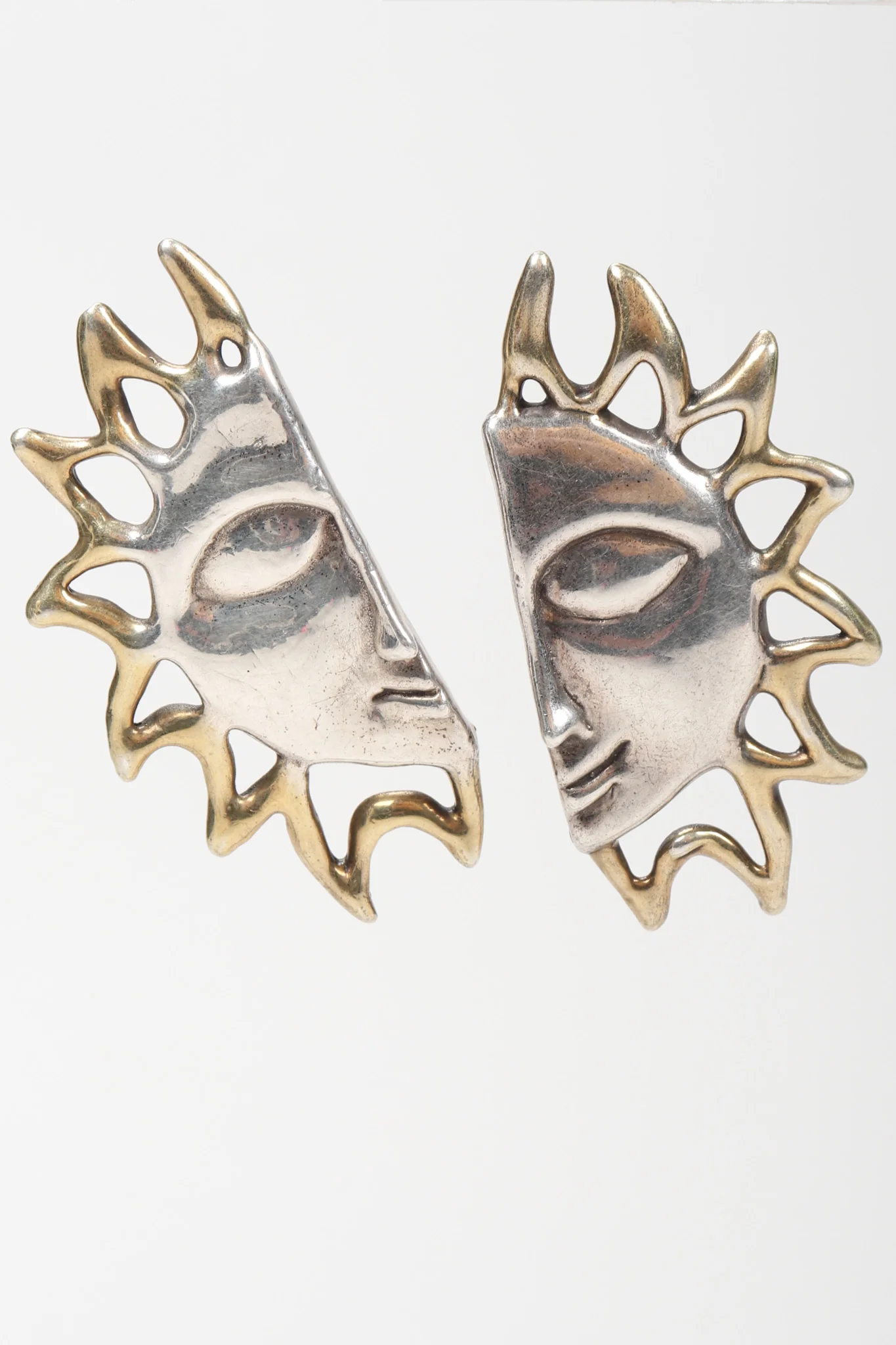Celestial Sun Face Earrings - Image 6