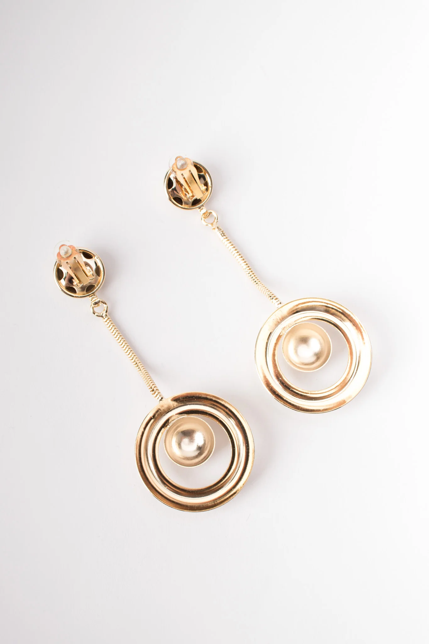 Chain Drop Hoop Earrings - Image 11