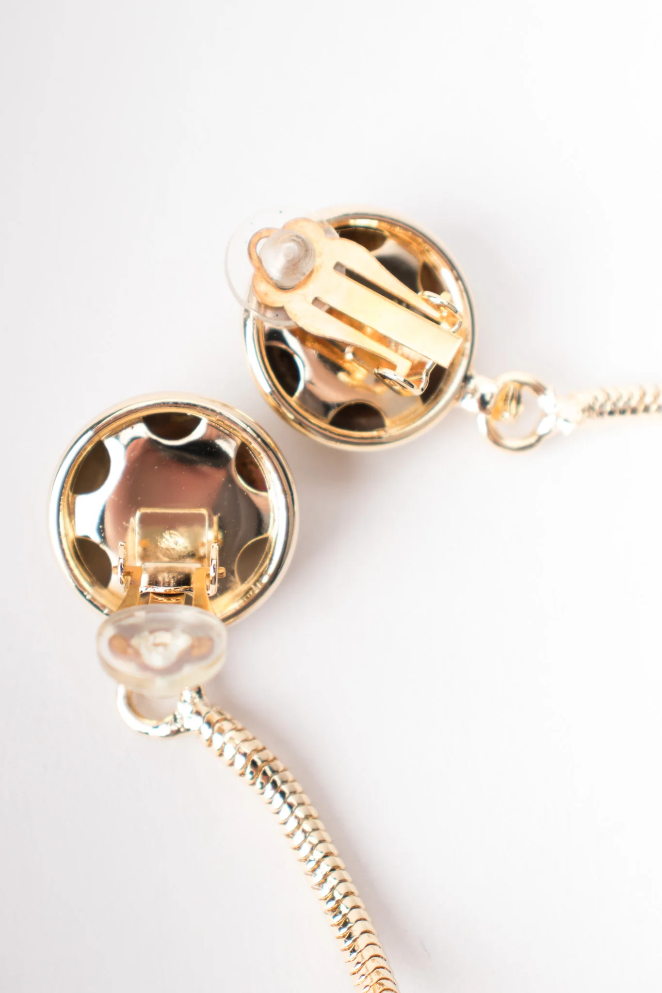 Chain Drop Hoop Earrings - Image 14