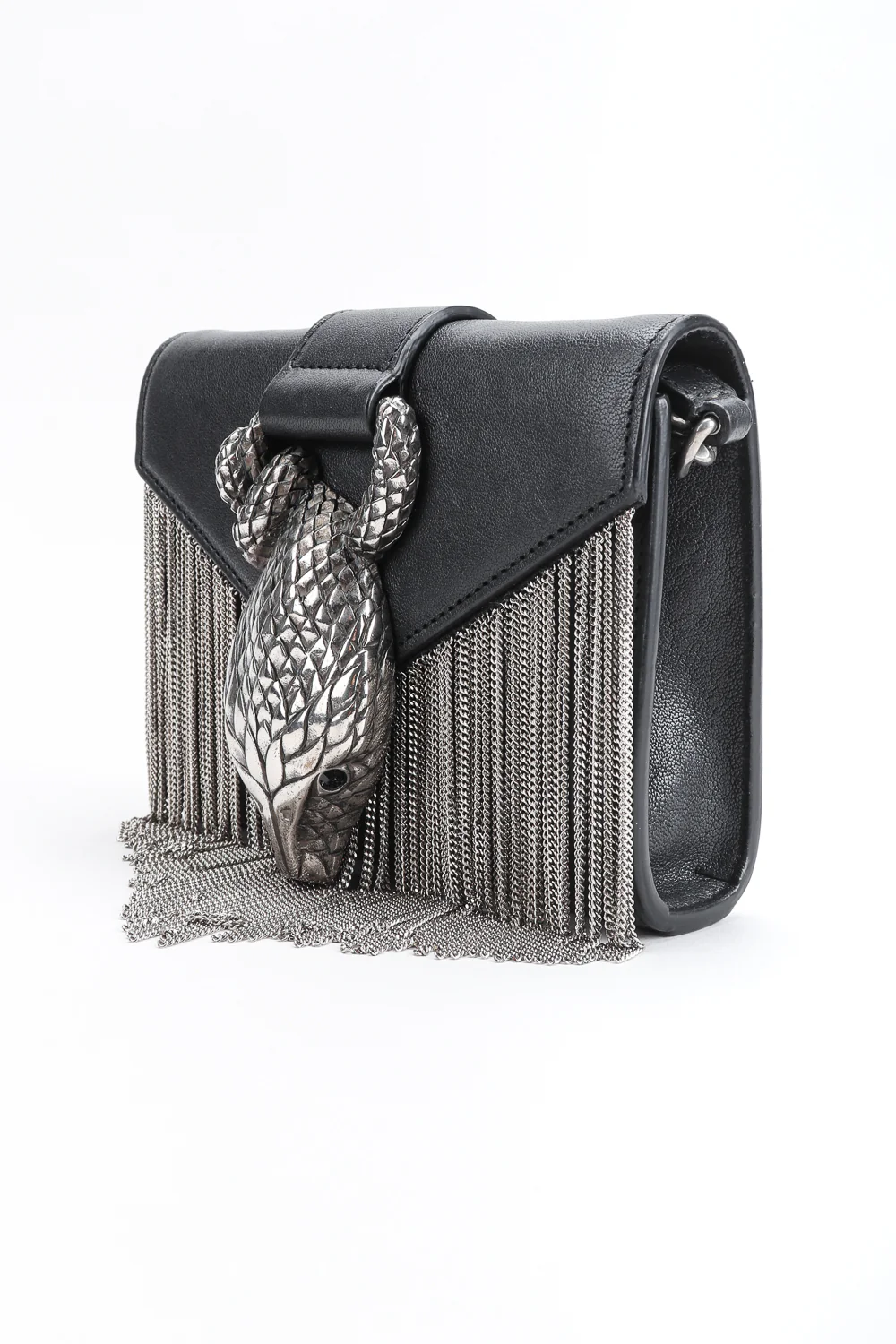 Chain Fringe Snake Bag - Image 4
