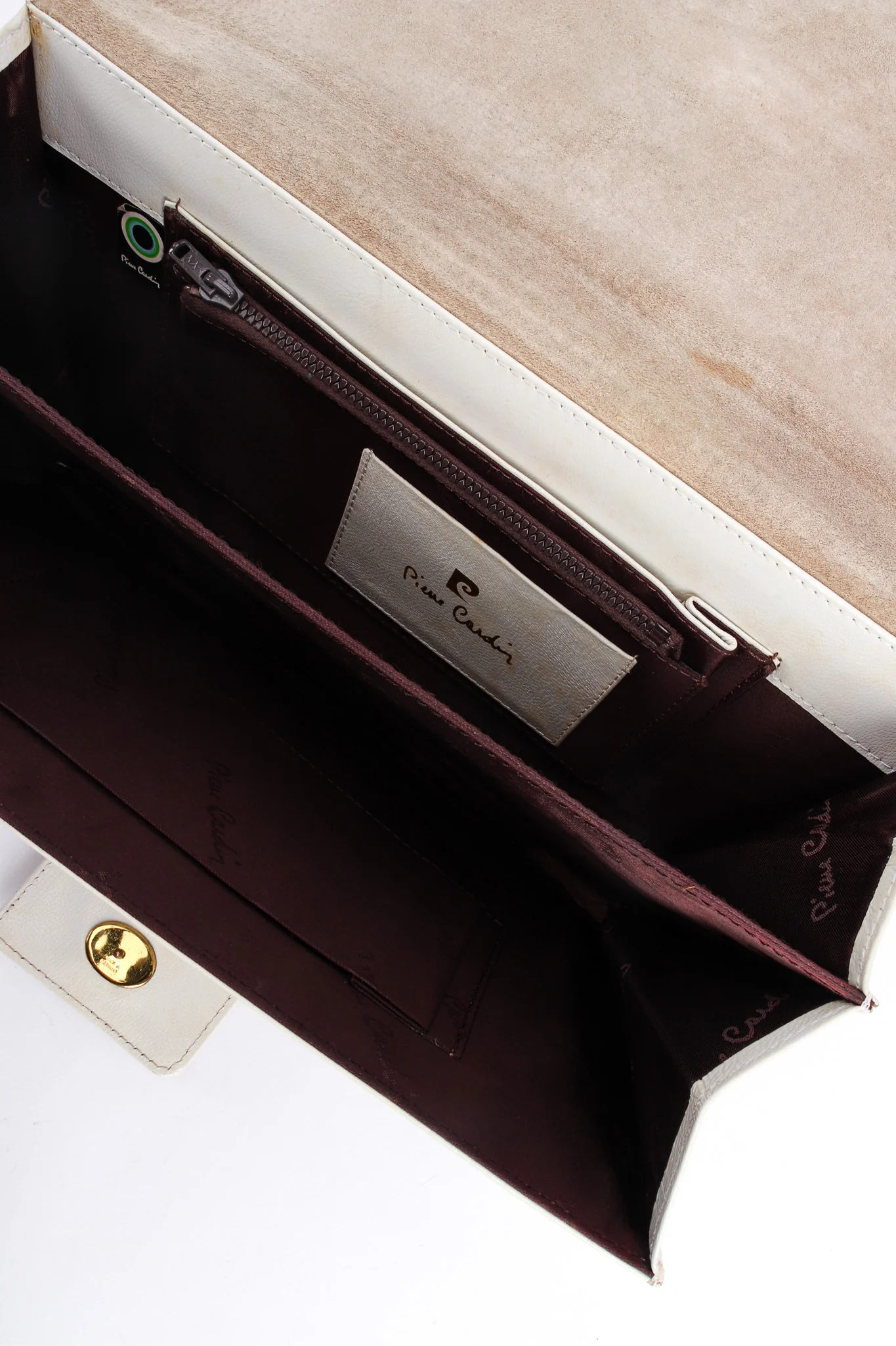 Chain Leather Envelope Clutch - Image 13