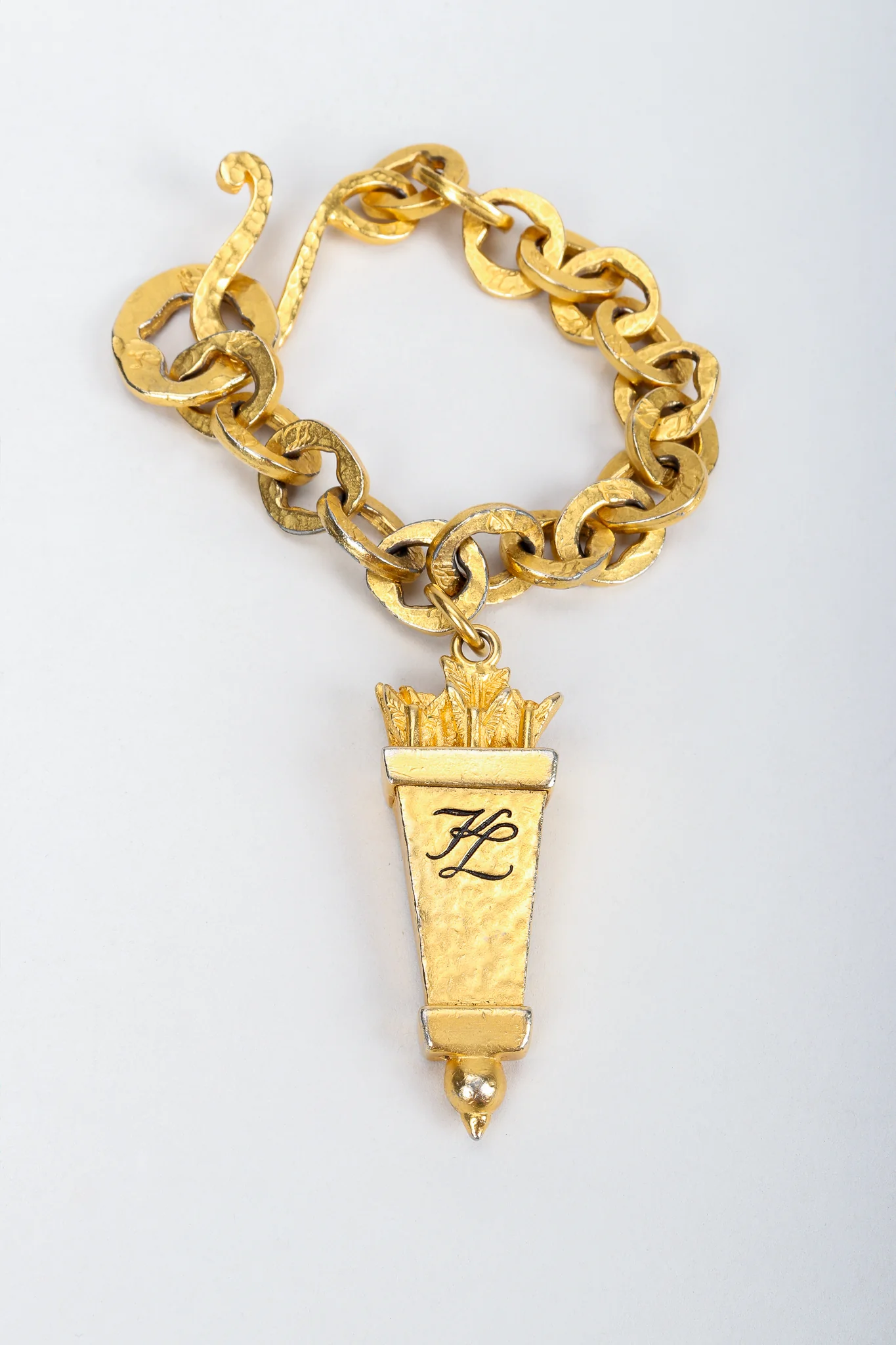 Chain Link Arrow Charm Bracelet