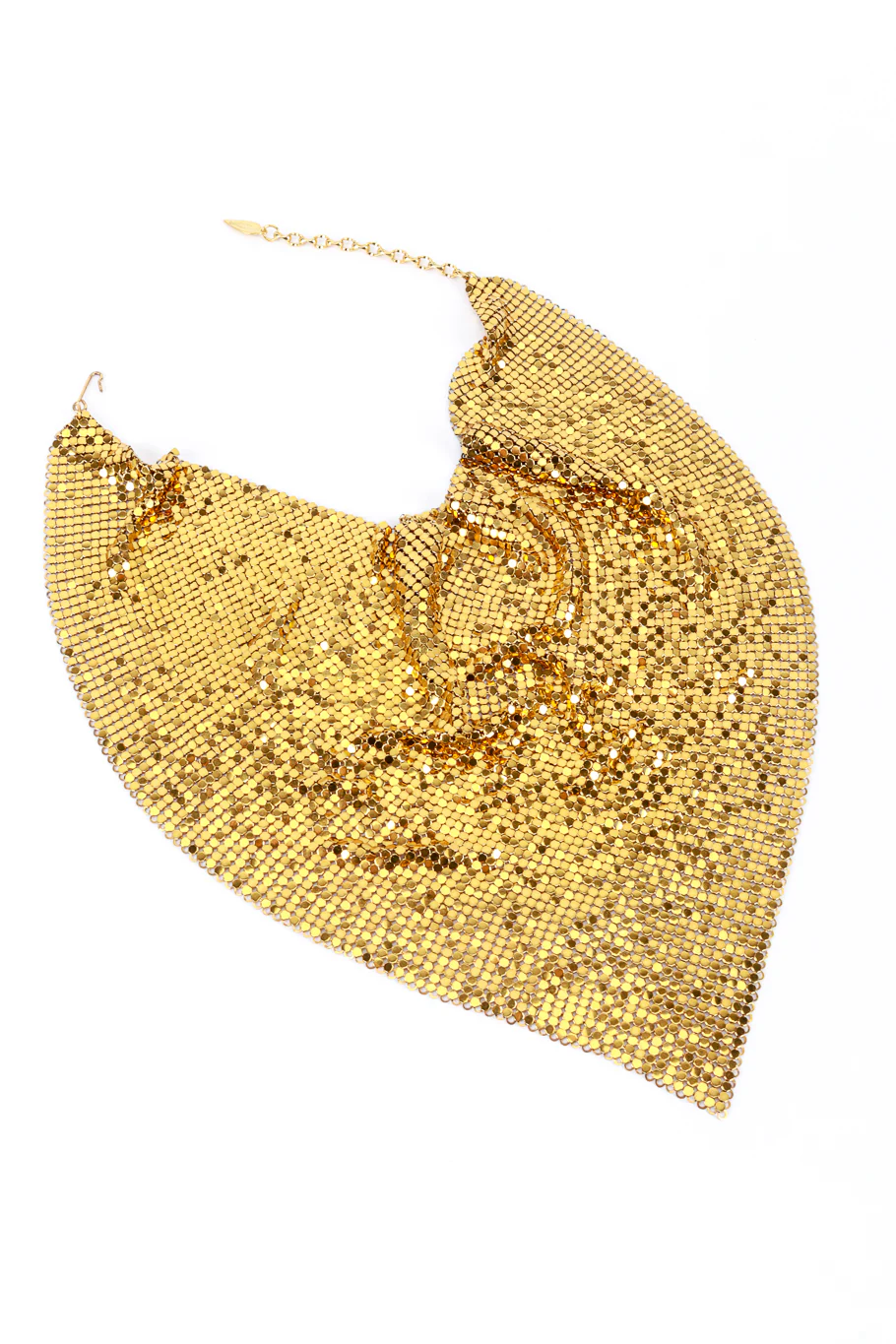 Chain Mesh Bib Necklace IV - Image 2