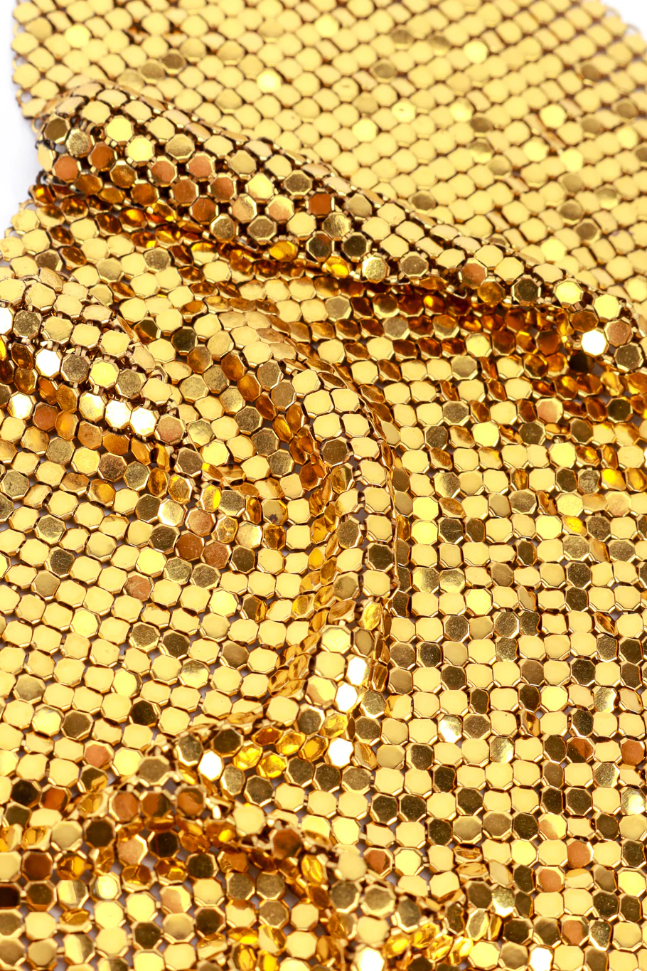 Chain Mesh Bib Necklace IV - Image 3