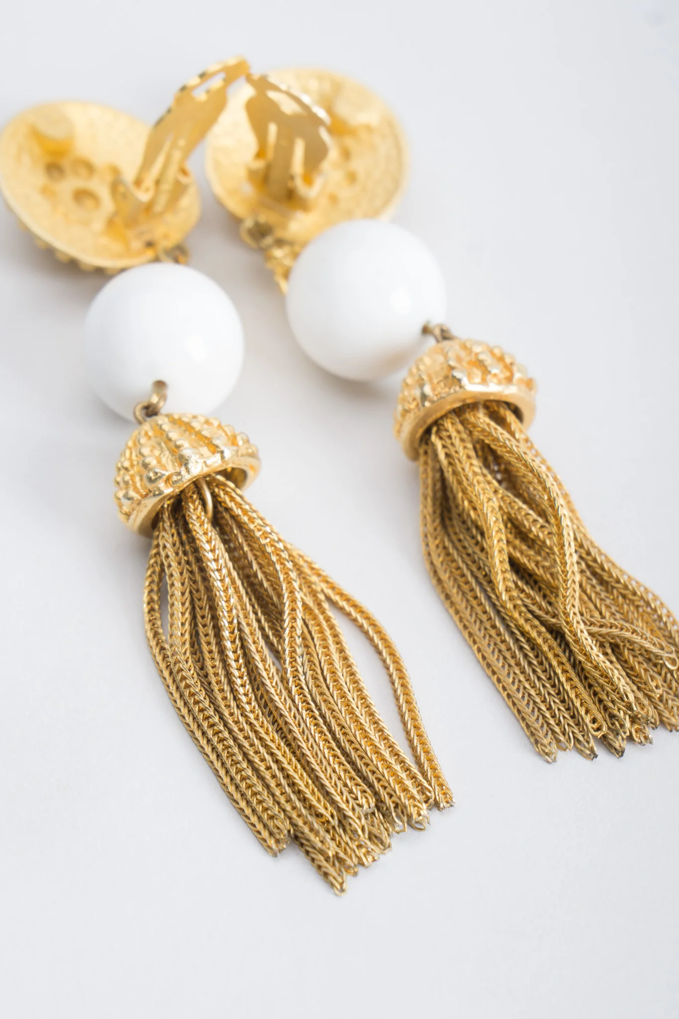 Chain Tassel Drop Earrings - Image 7