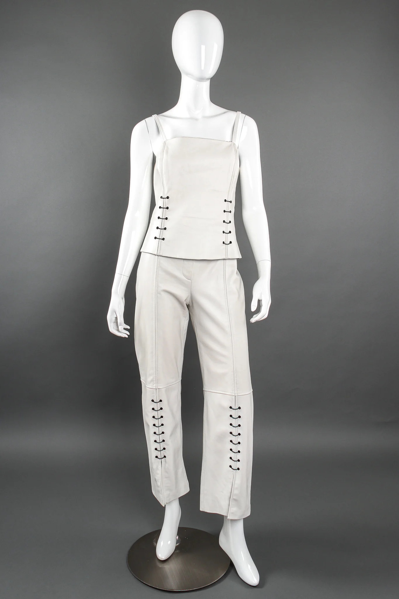 Chained Leather Tank & Pant Set