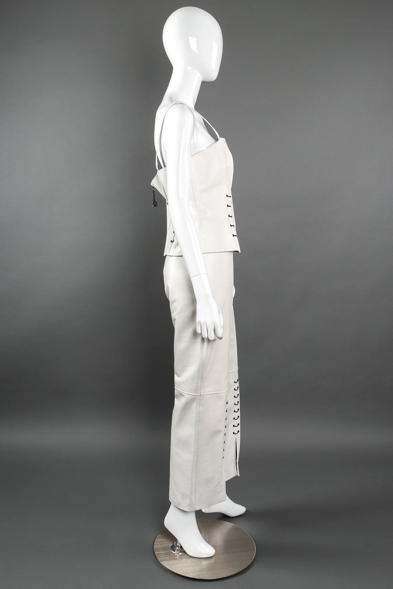 Chained Leather Tank & Pant Set - Image 2
