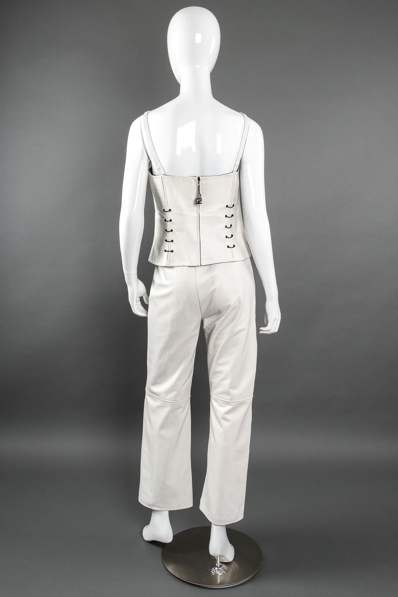Chained Leather Tank & Pant Set - Image 3